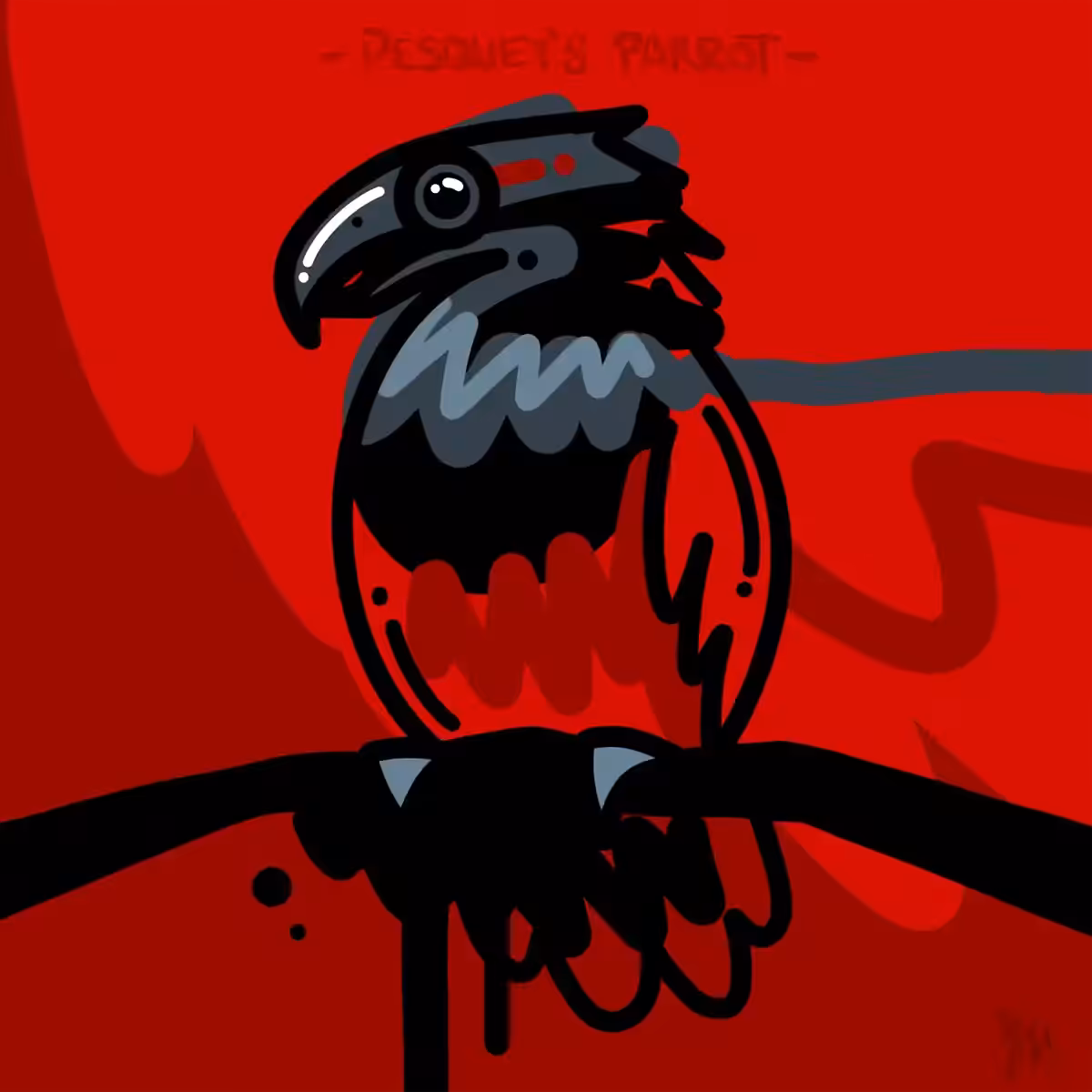 Dracula Parrot - The Art Cartel