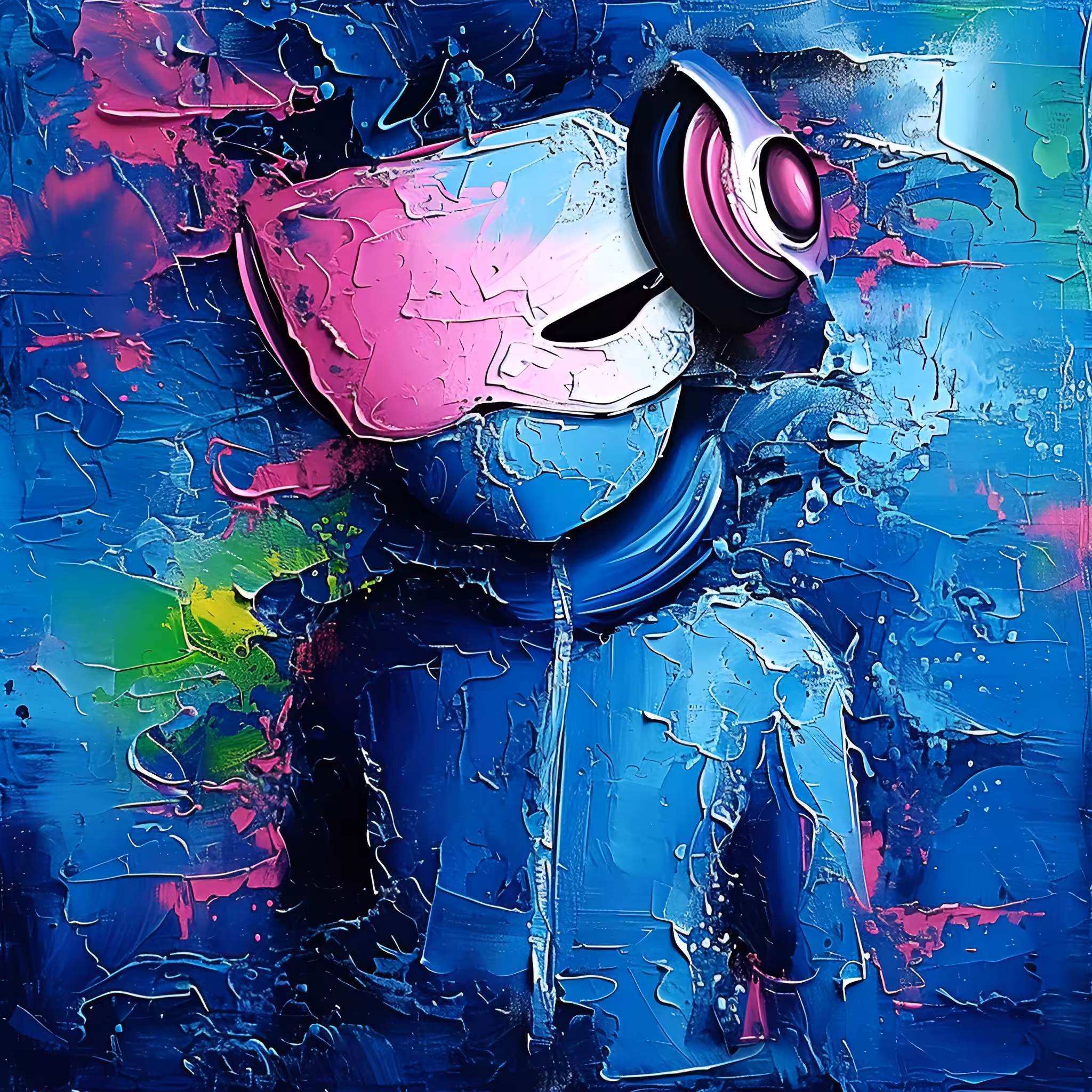Graffiti teenager