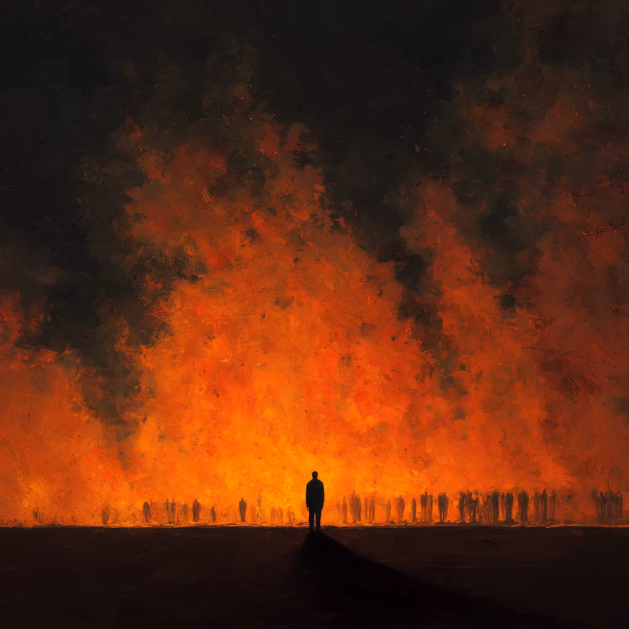 i was not alone in the flames.