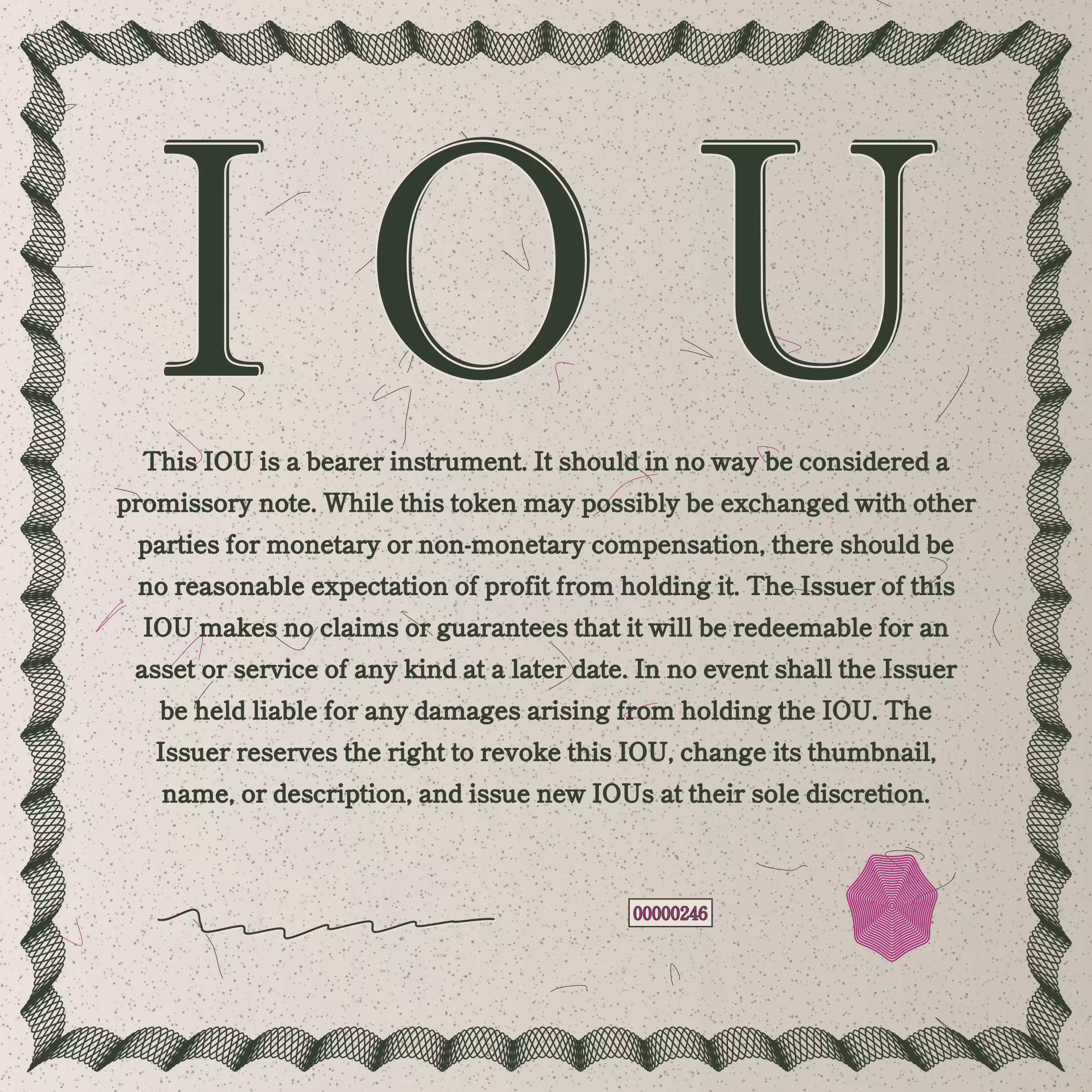 IOU #246
