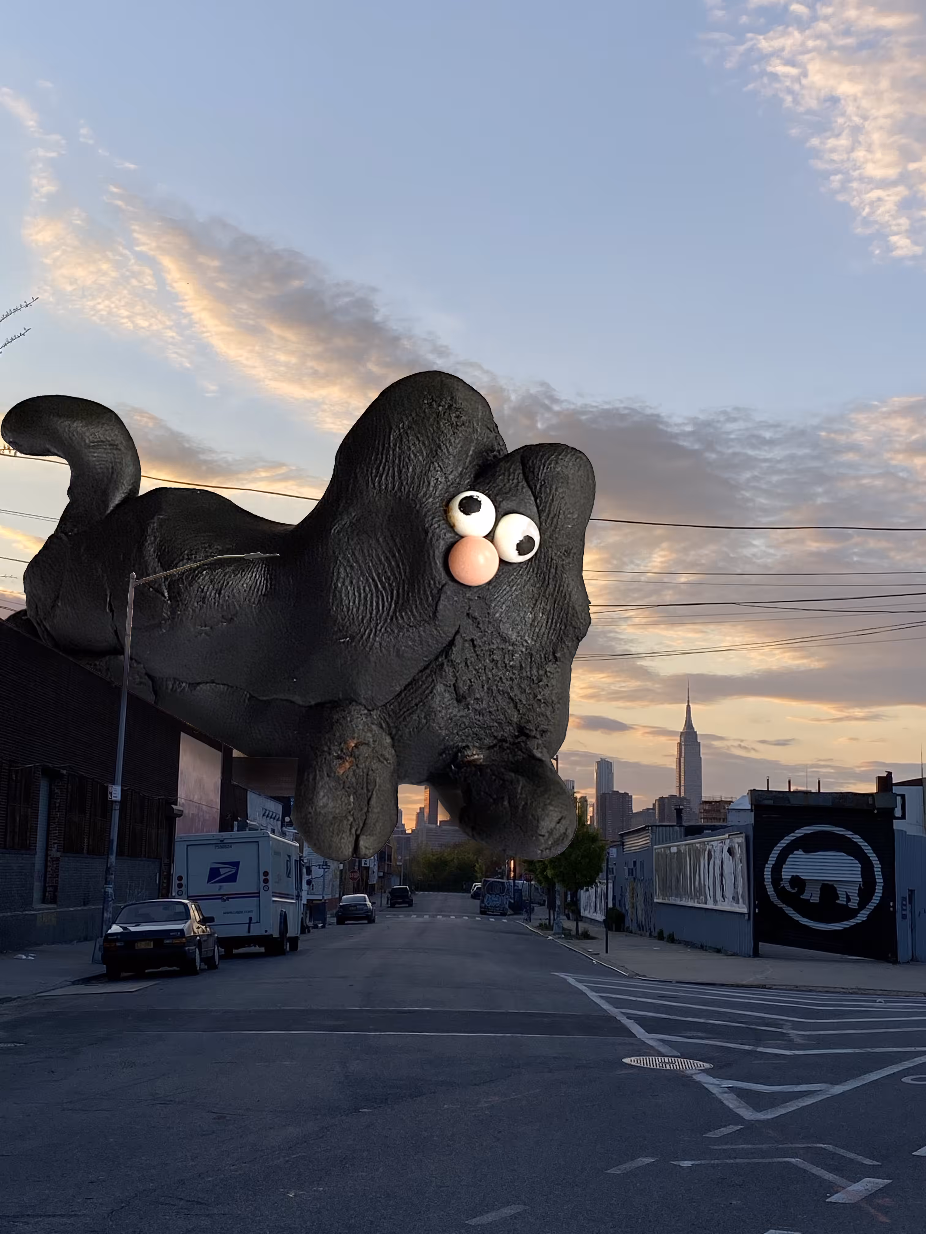 Lucky Black Brooklyn Cat