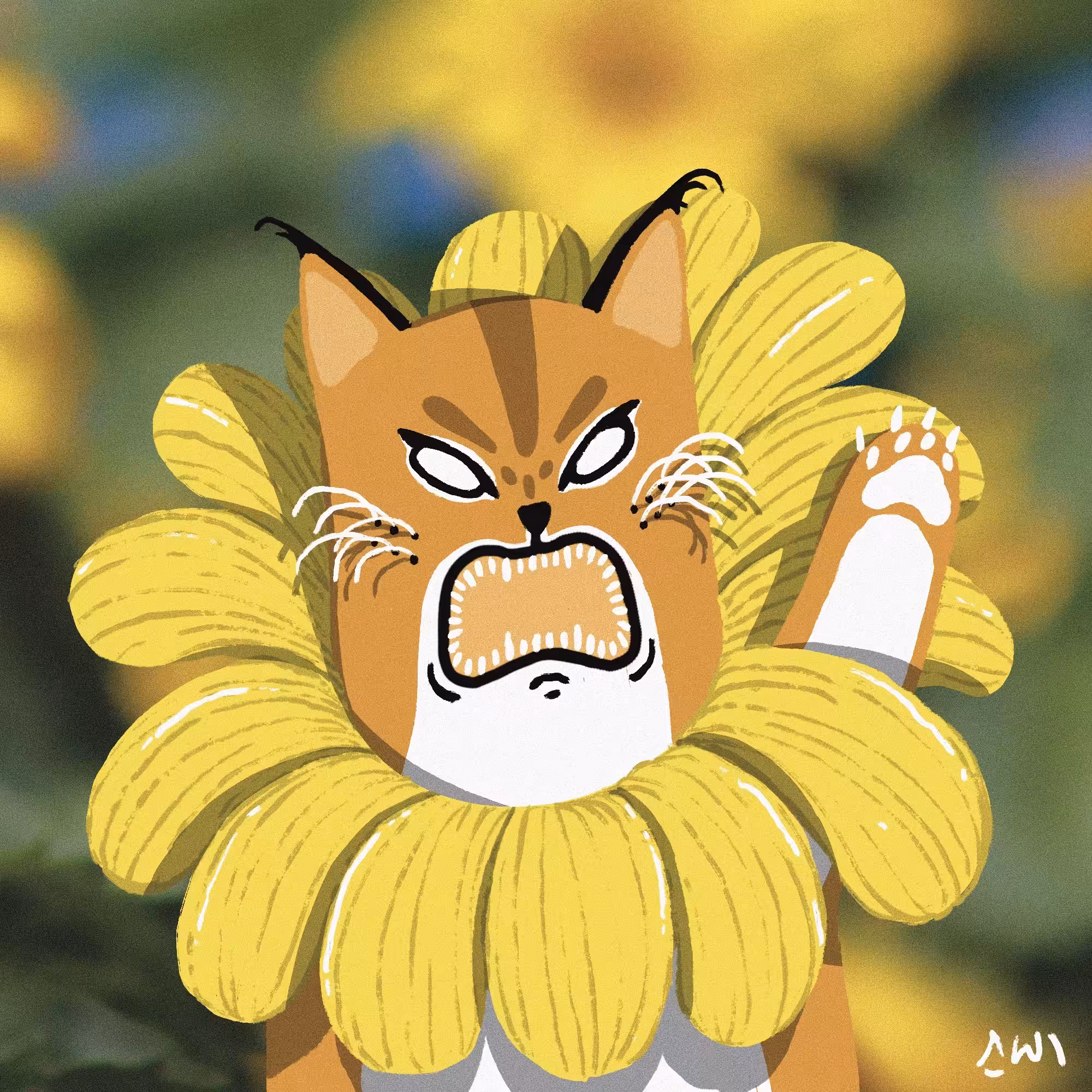 SUNFLOWER CARACAL