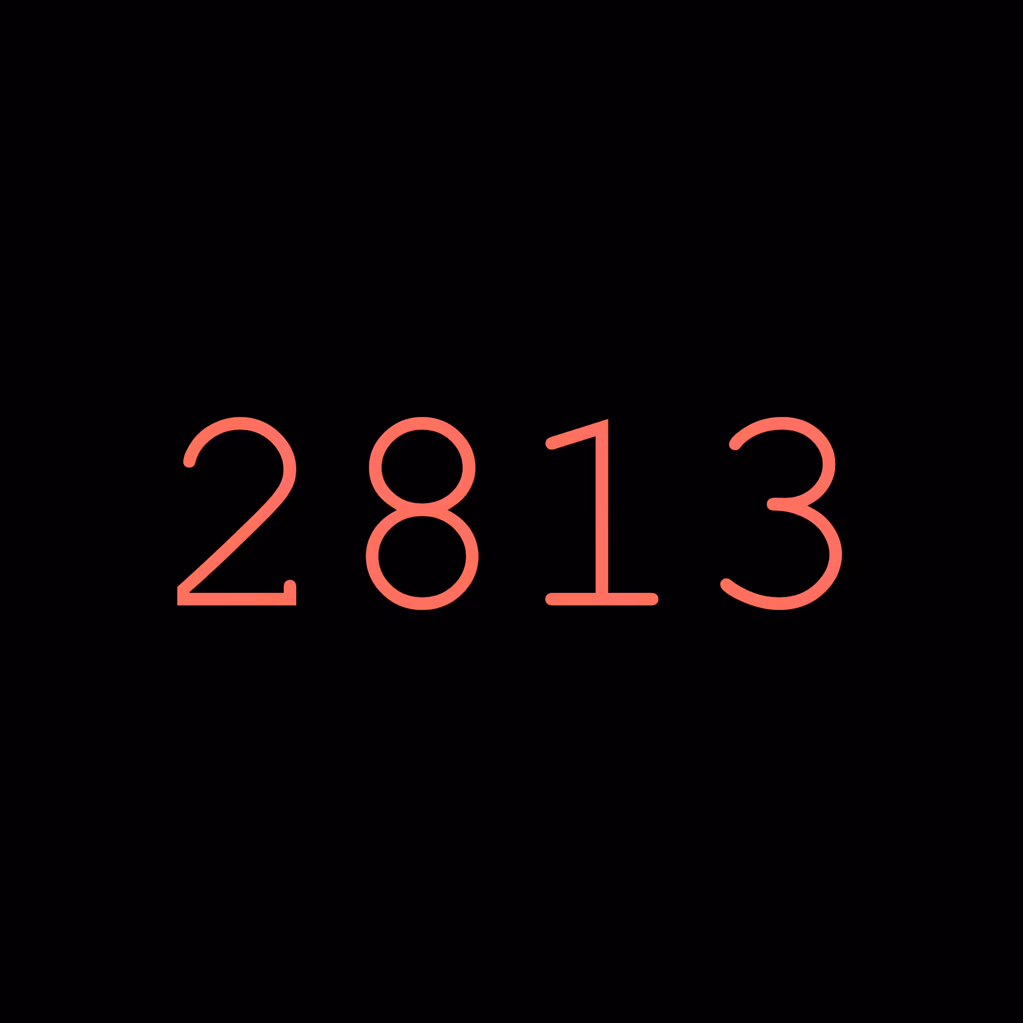 2813