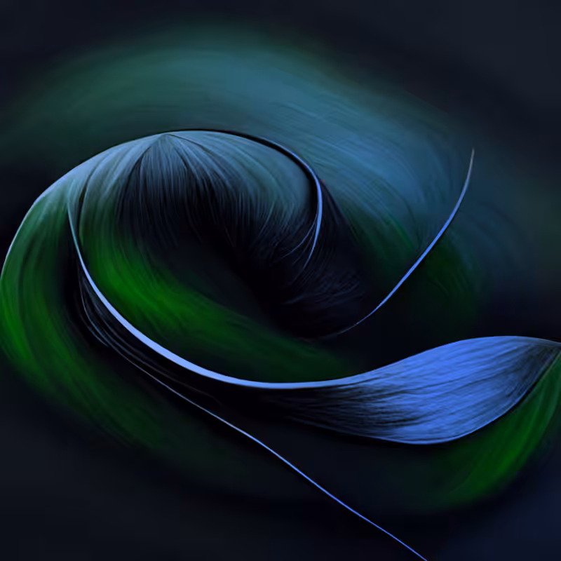 AI wavy hair #4