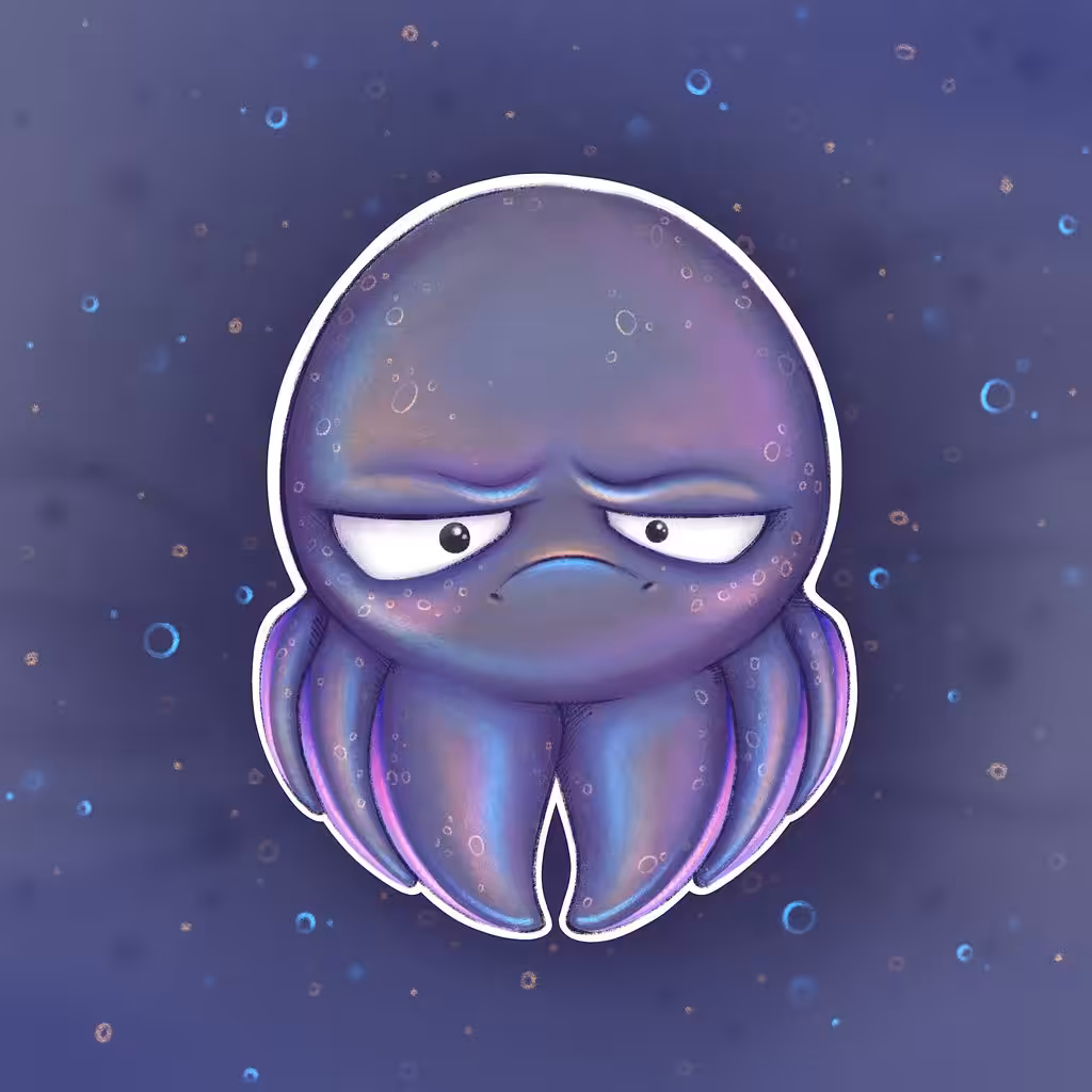 MojiCtopus: Sad Octopus Stanley