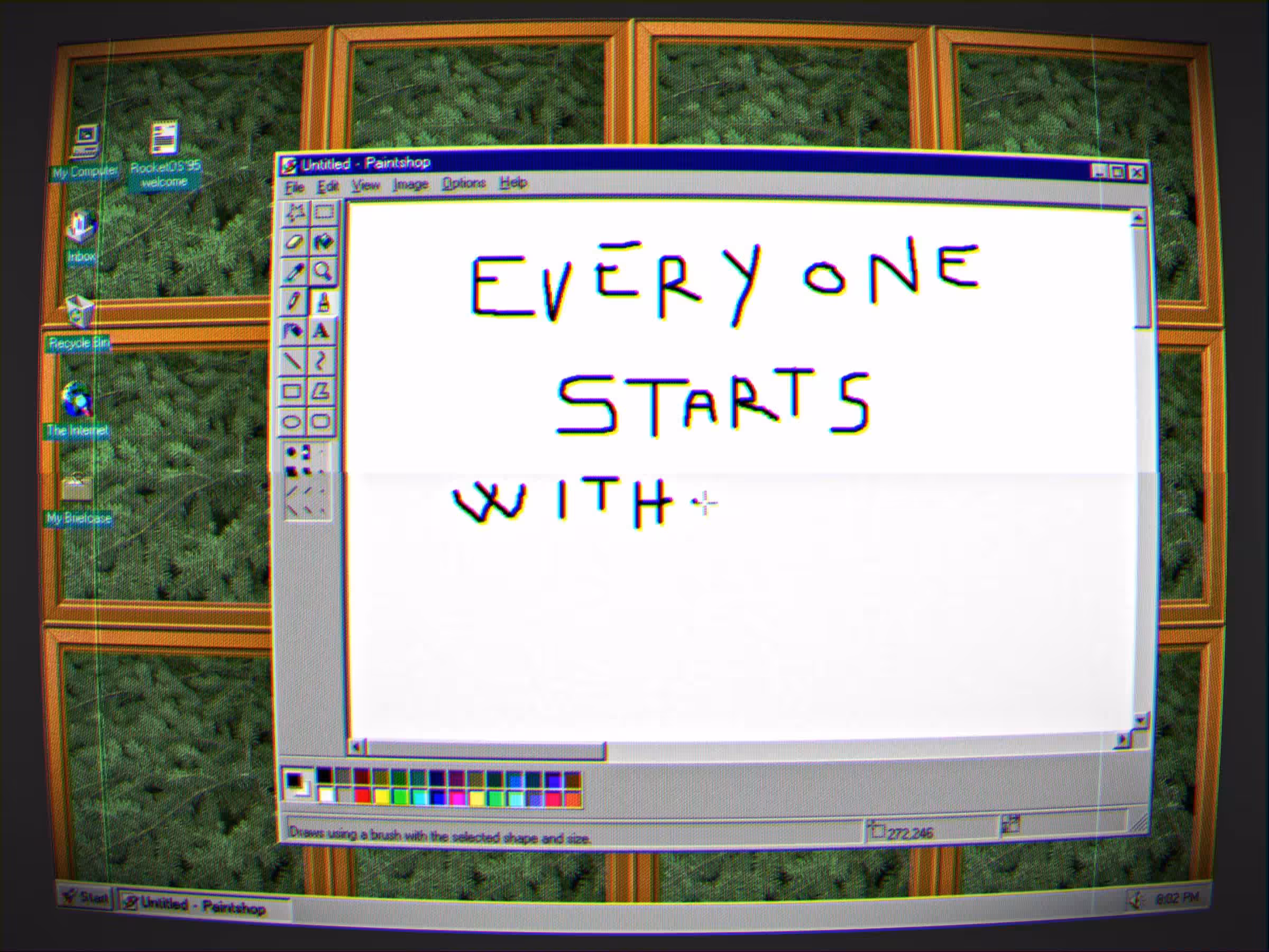 Everyone Starts With A Blank Canvas...