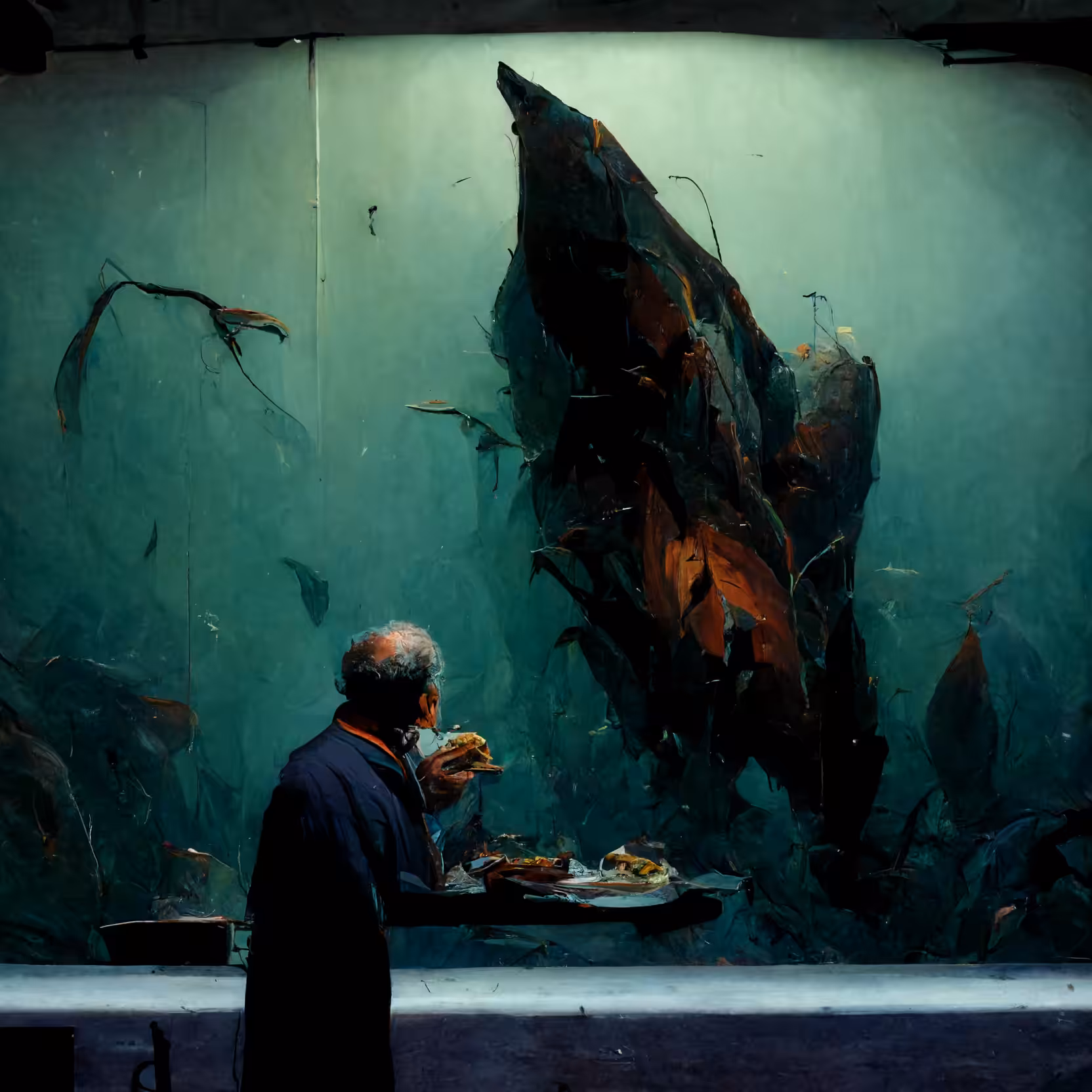 CYBORG LAUGHTER #4: I saw a man-eating shark at the aquarium