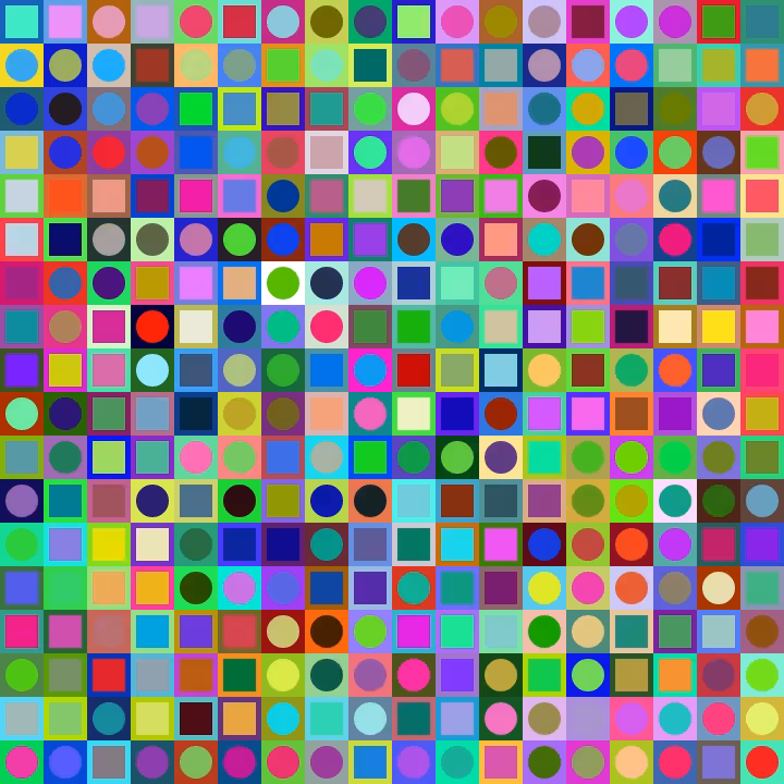 Square Dot Composition #308