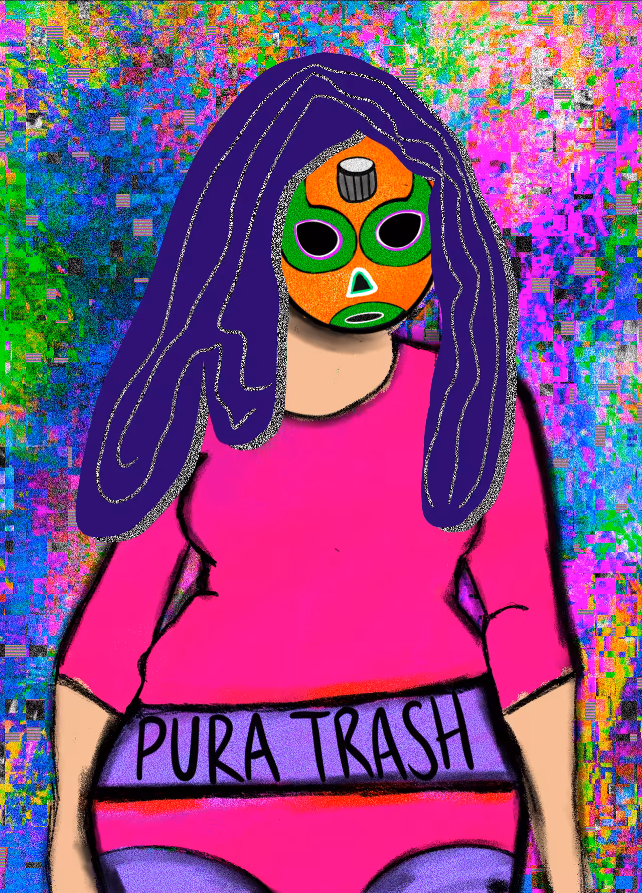 NFT luchadora #125