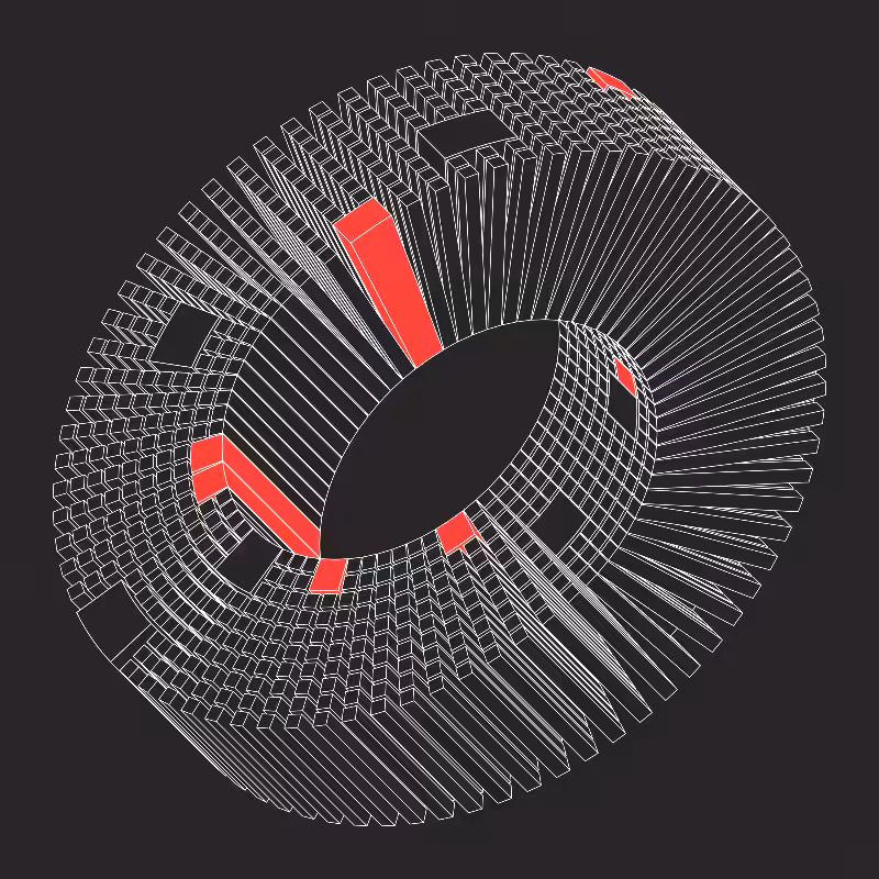 Ex Mobius (Neon Red) #38