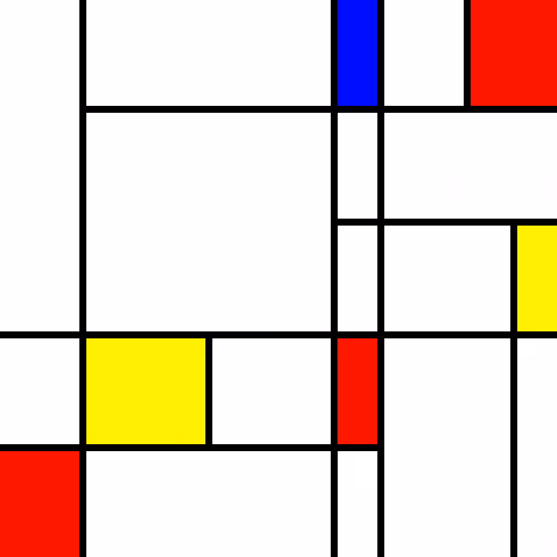 compositioninredblueandyellow.art, (NFT) #79