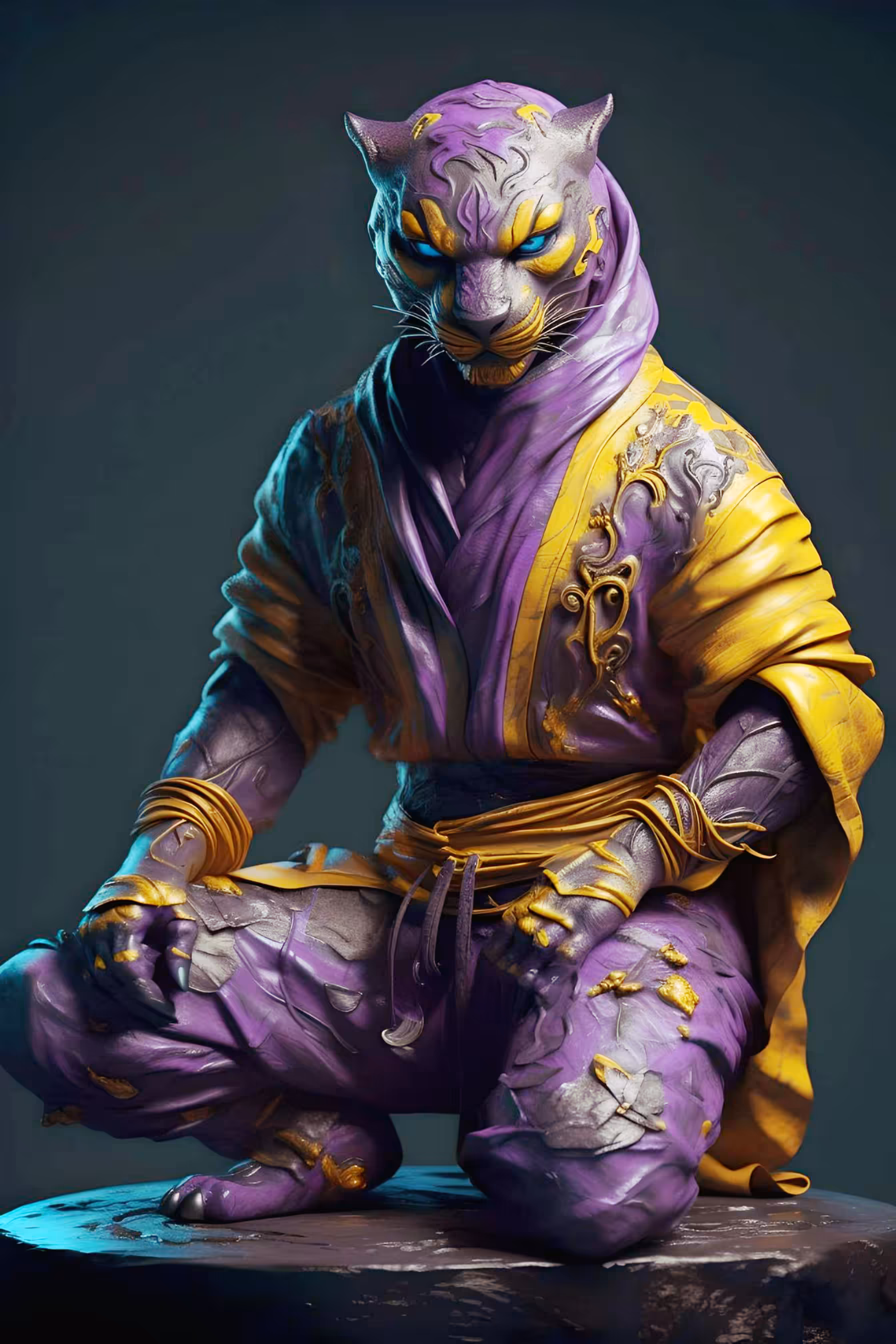 Puss Ninja 1/1 Gen.1: #298 Gold Vain