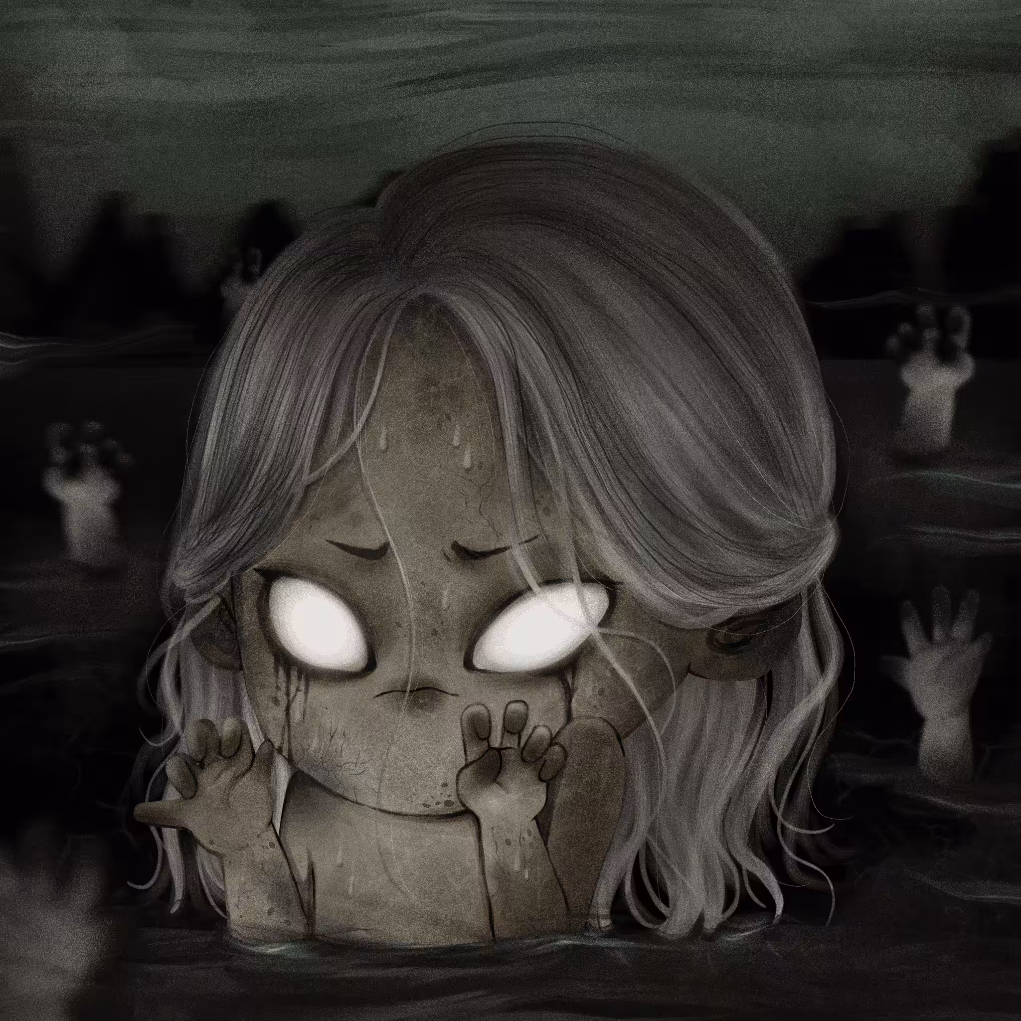 MISSING NOSE WATER NYMPHA