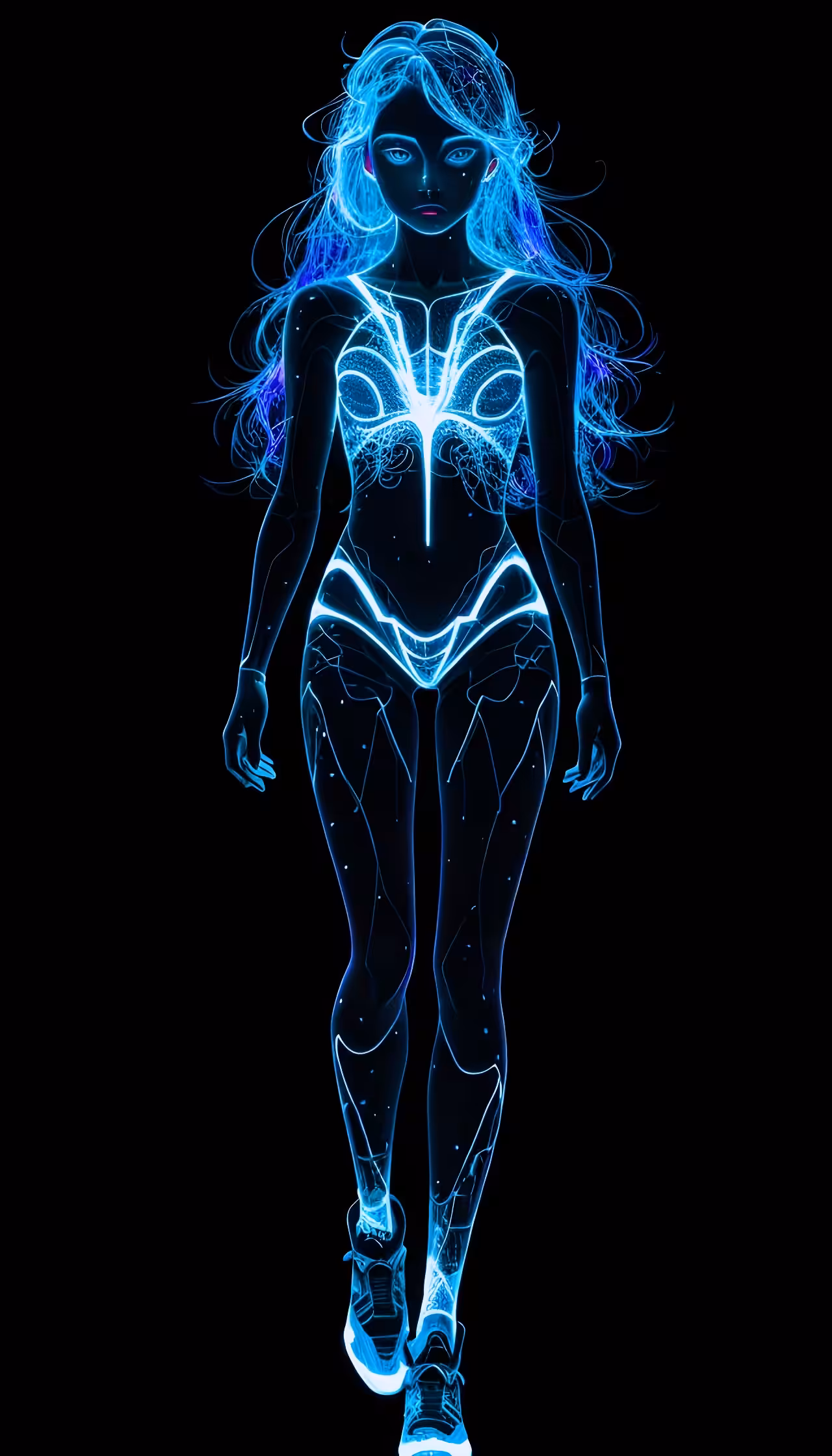 Glowing Girl #1