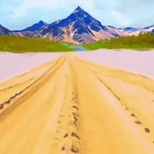 Generated Glitch Landscape #277