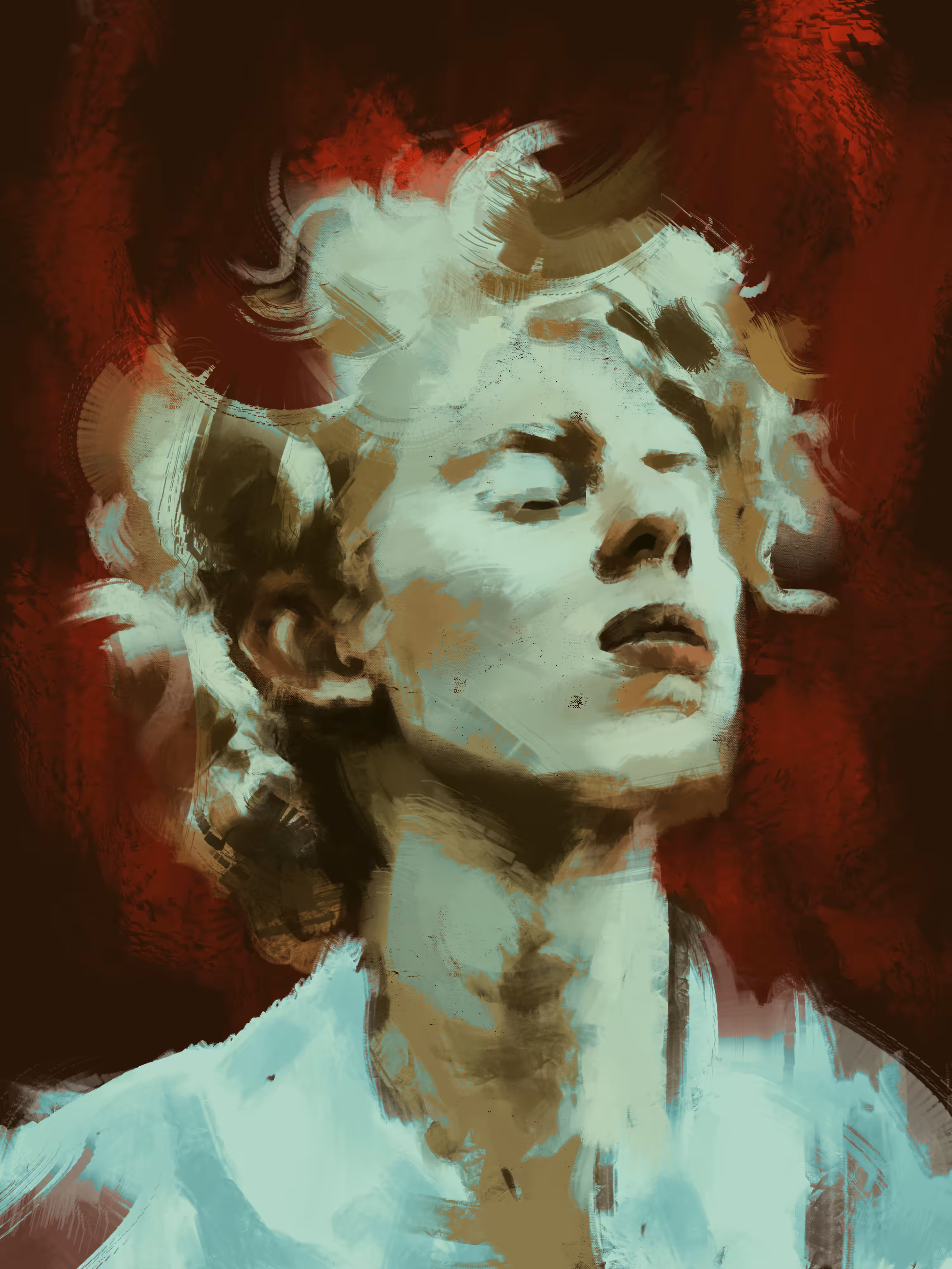 Mess in red