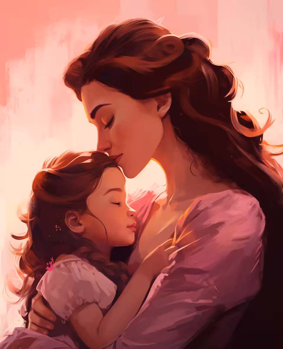 Hugging your child is HAPPINESS