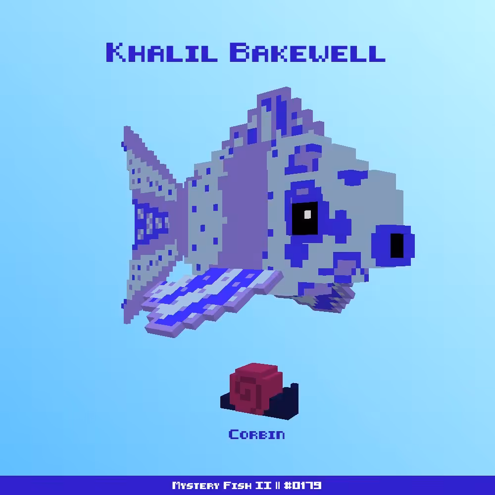 Khalil Bakewell :: Mystery Fish 0179/1000