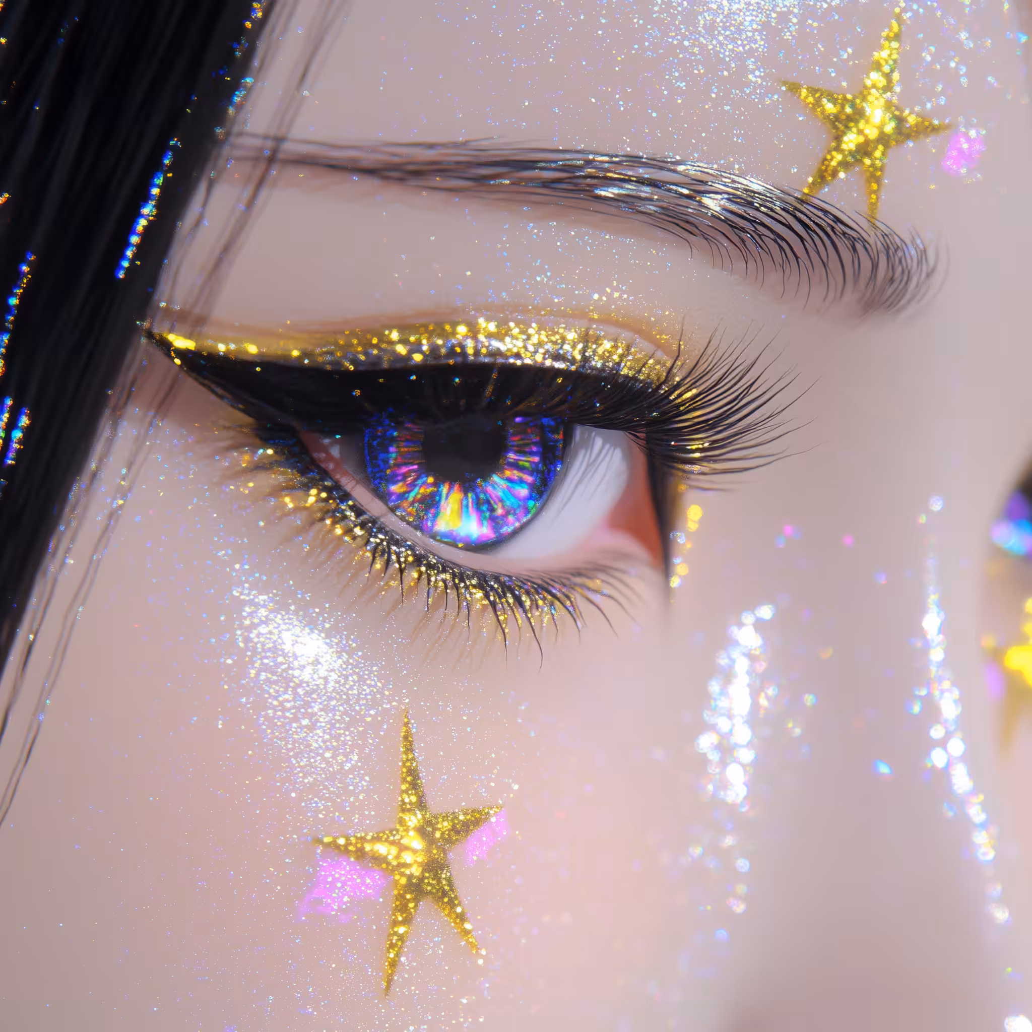 Rodeo posts: Star-glittered Skin