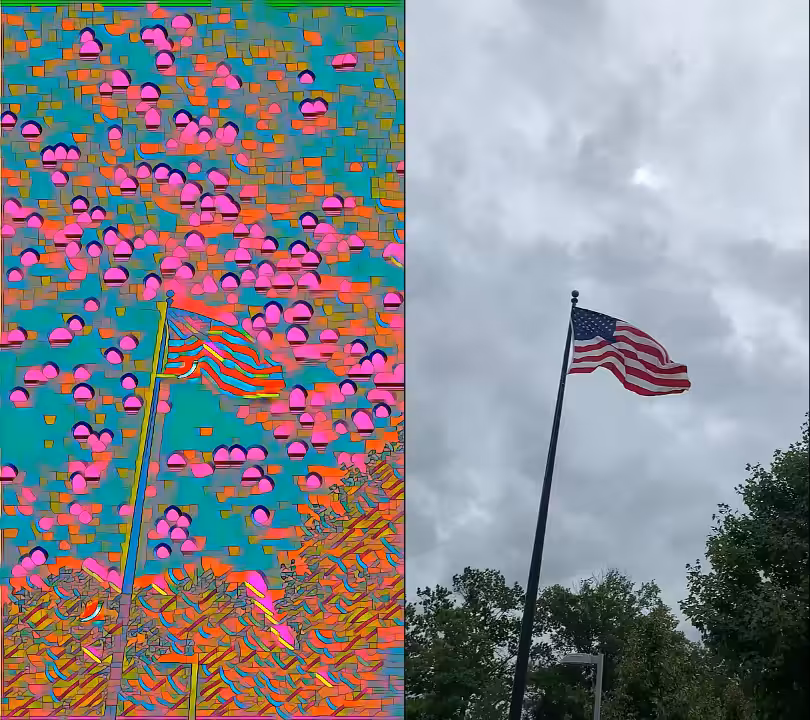 World With and Without Social Media Filter