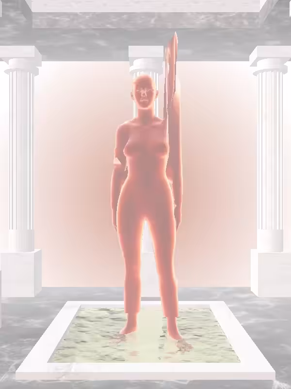 HeavenComputer: The Phone Calling Fiery Red Woman #2144