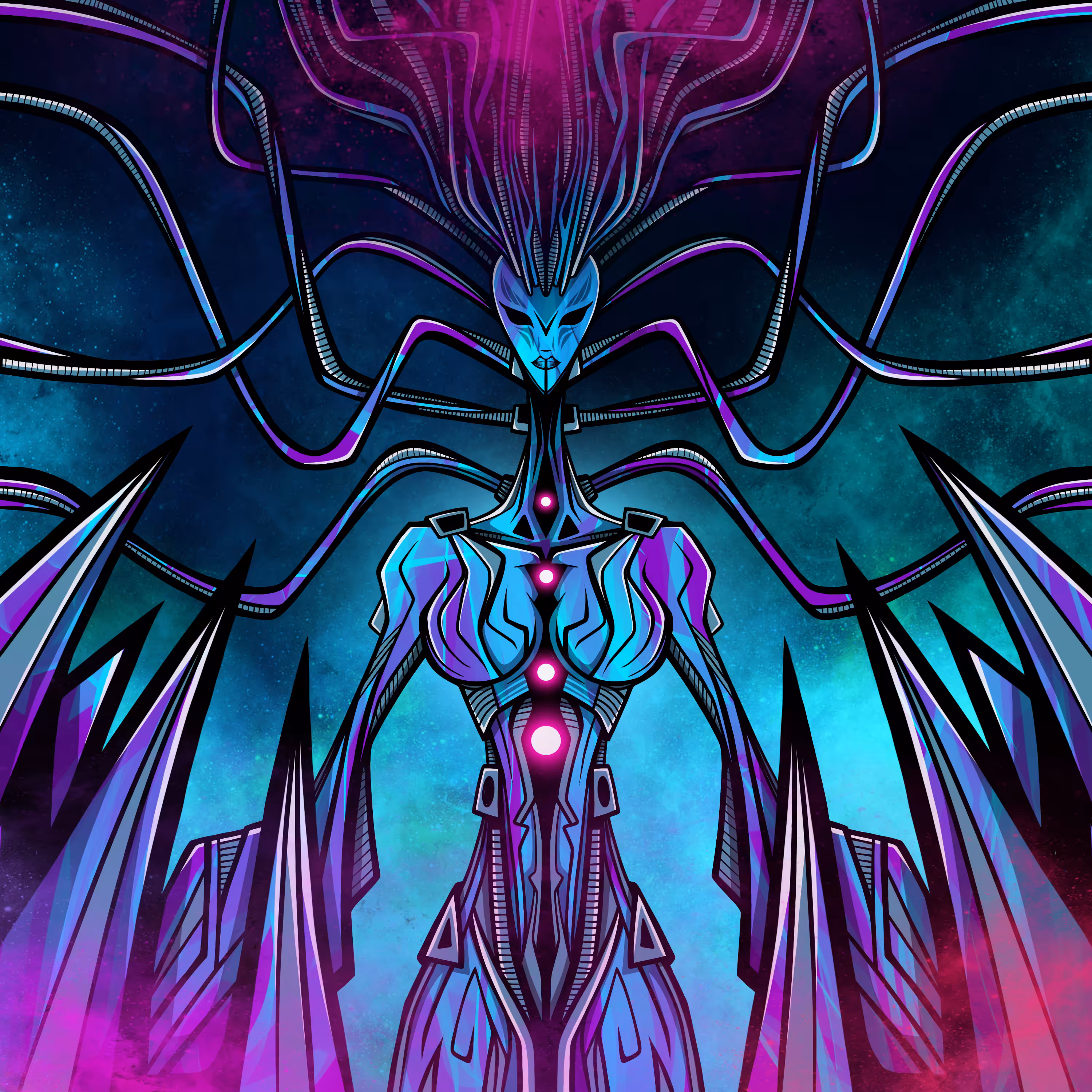 Mecha goddess