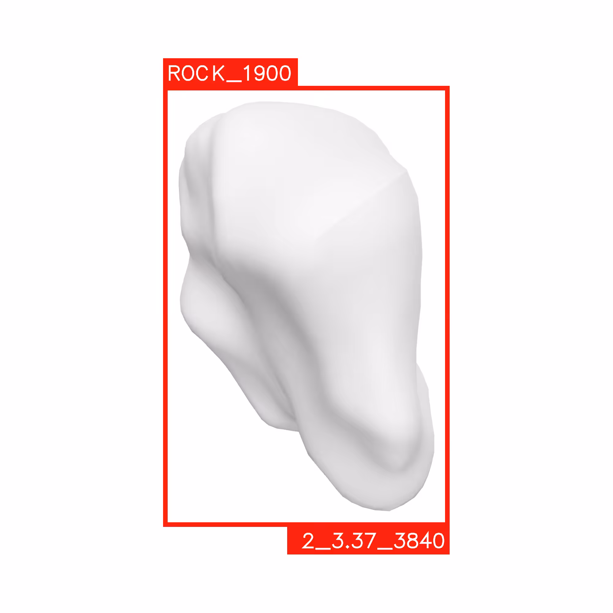 UNSHADED ROCKS: ROCK 1900