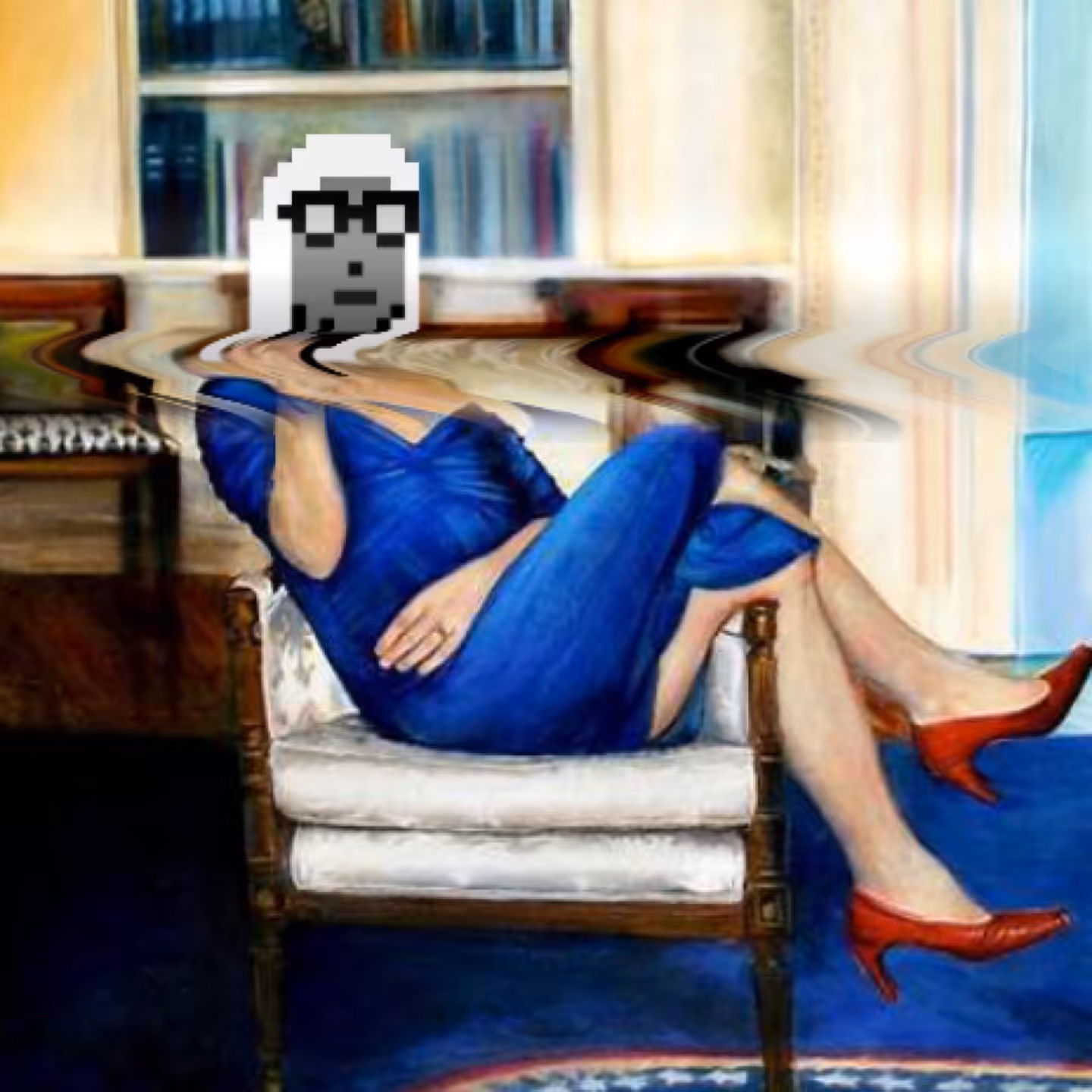 Devil In A Blue Dress (Colorized)