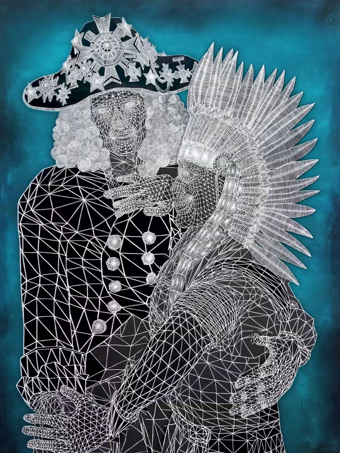 Founding Father Dances with Sitting Bull