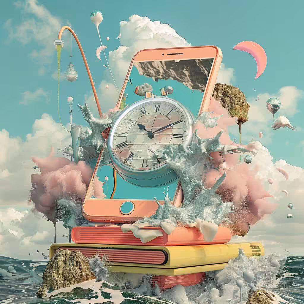 Time is under the control of social media