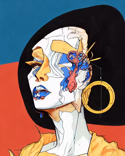 Lady distortion : Lady Blue