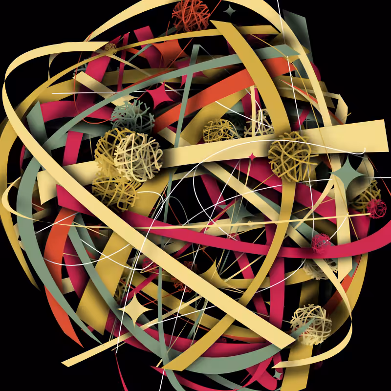 RIBBON SPHERE #1