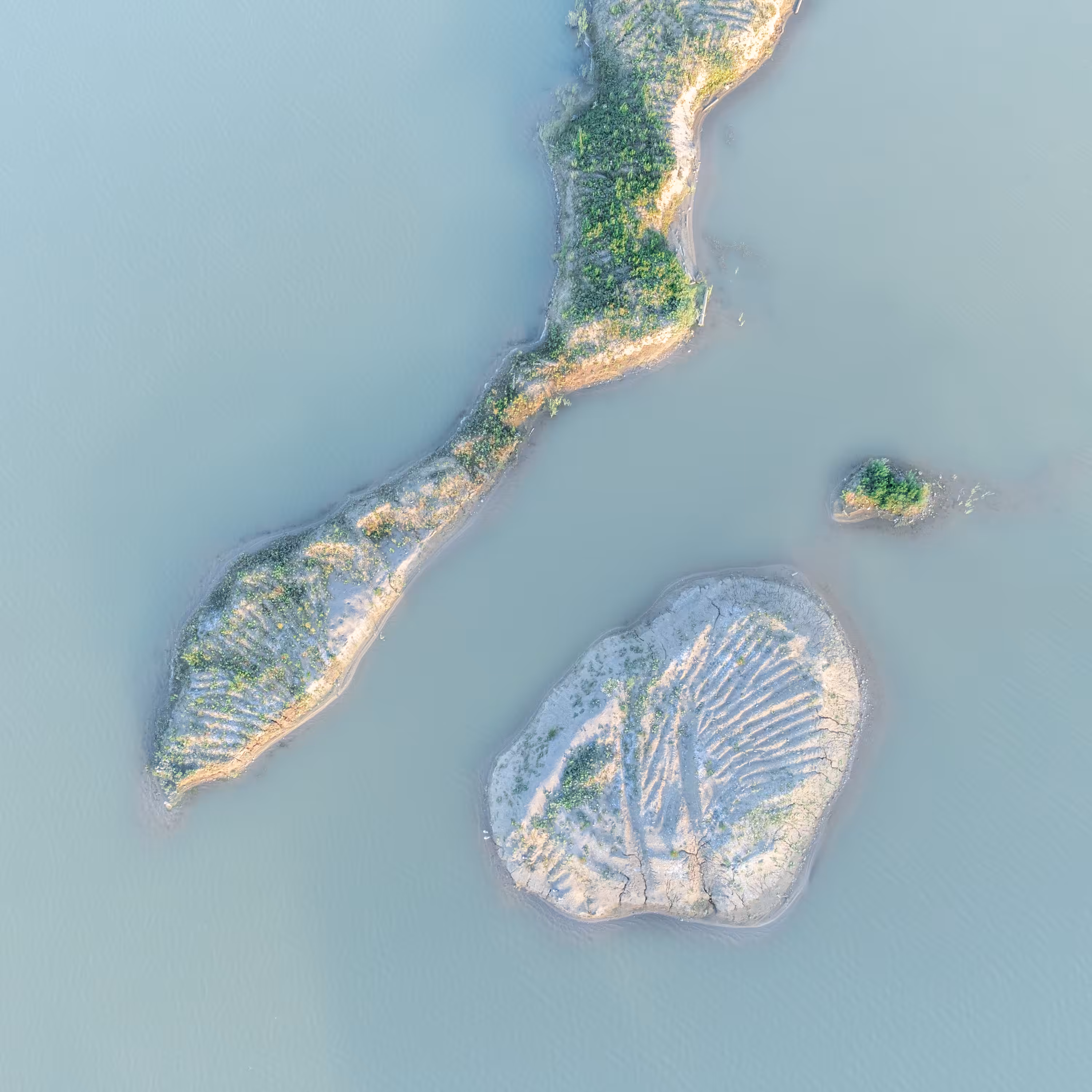 Three tiny islands