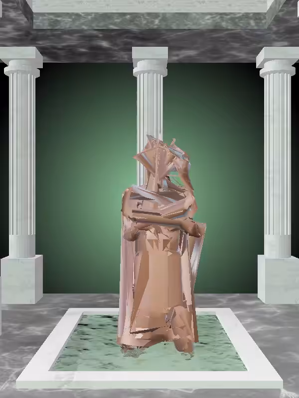 HeavenComputer: The Praying Holy Brown Woman #6694
