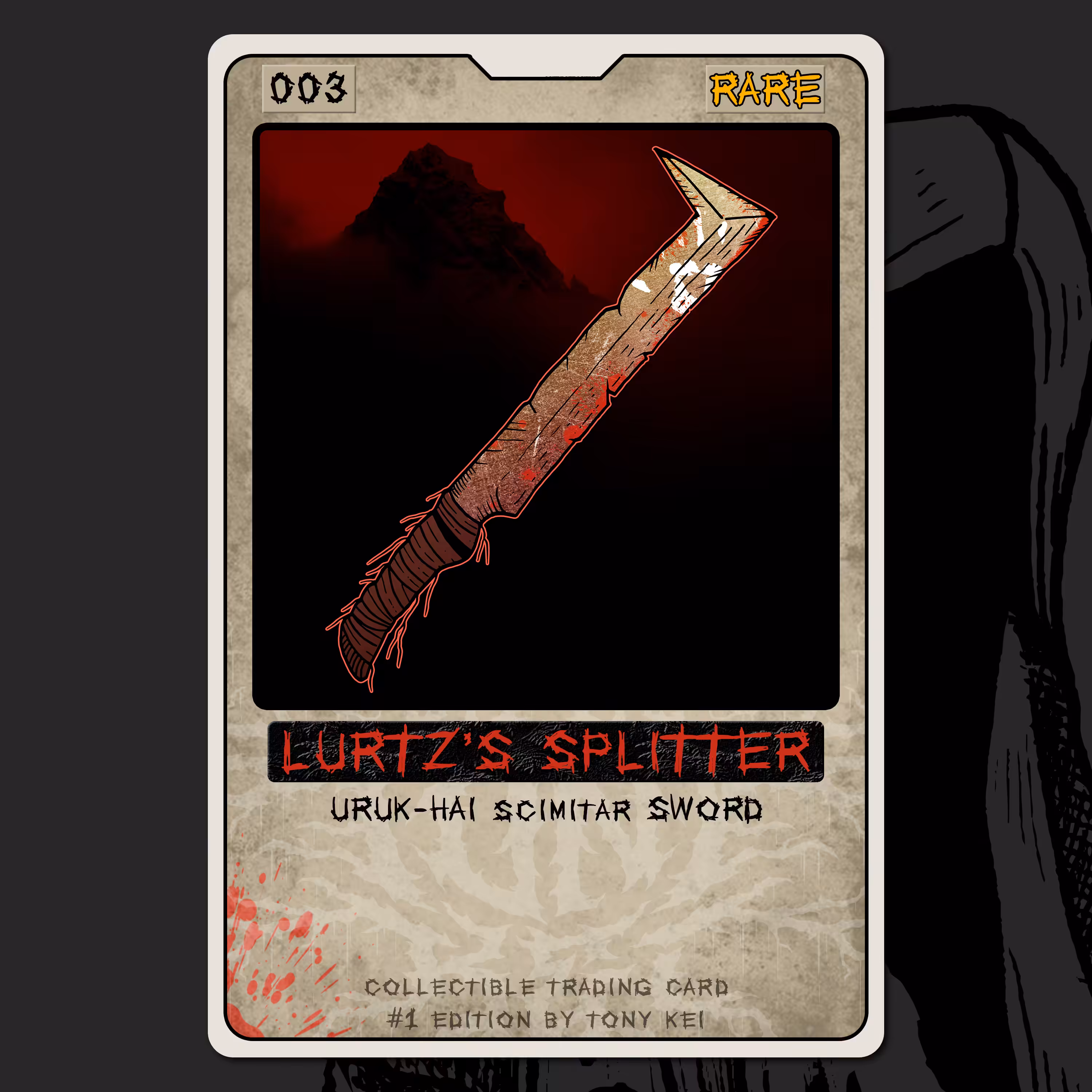 LURTZ'S SPLITTER SWORD [trading card]