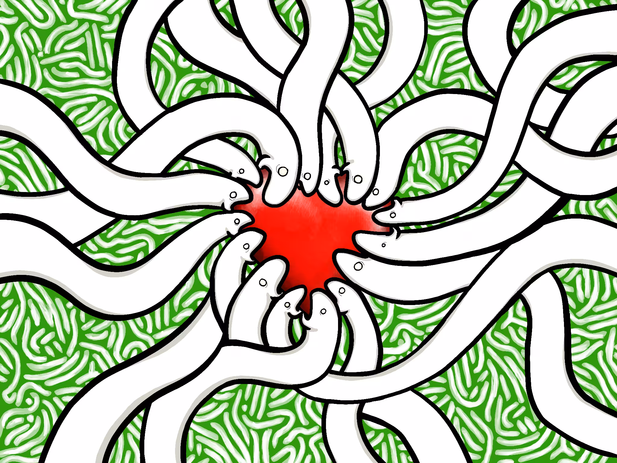 Lovely Snakes GREEN