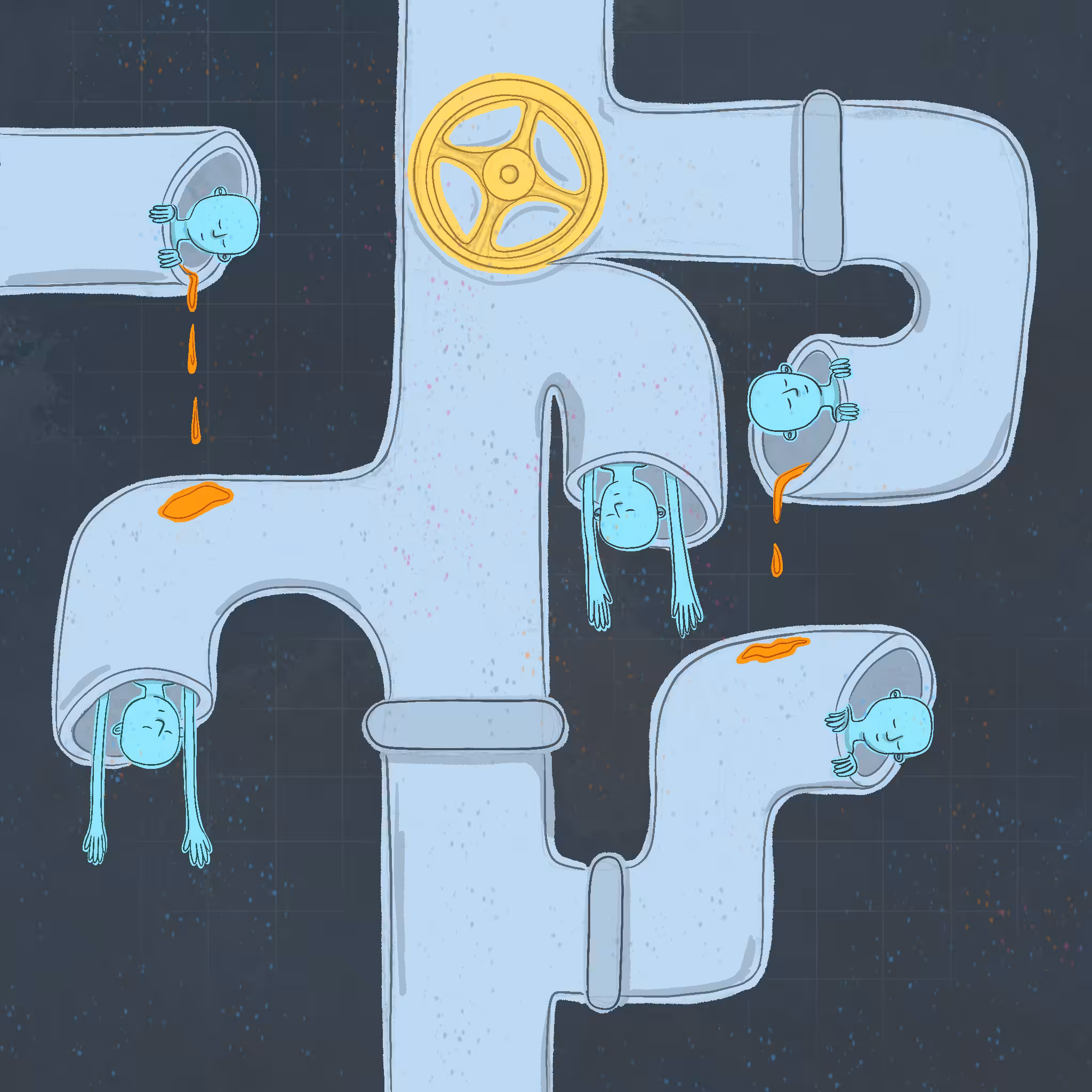 the human pipeline