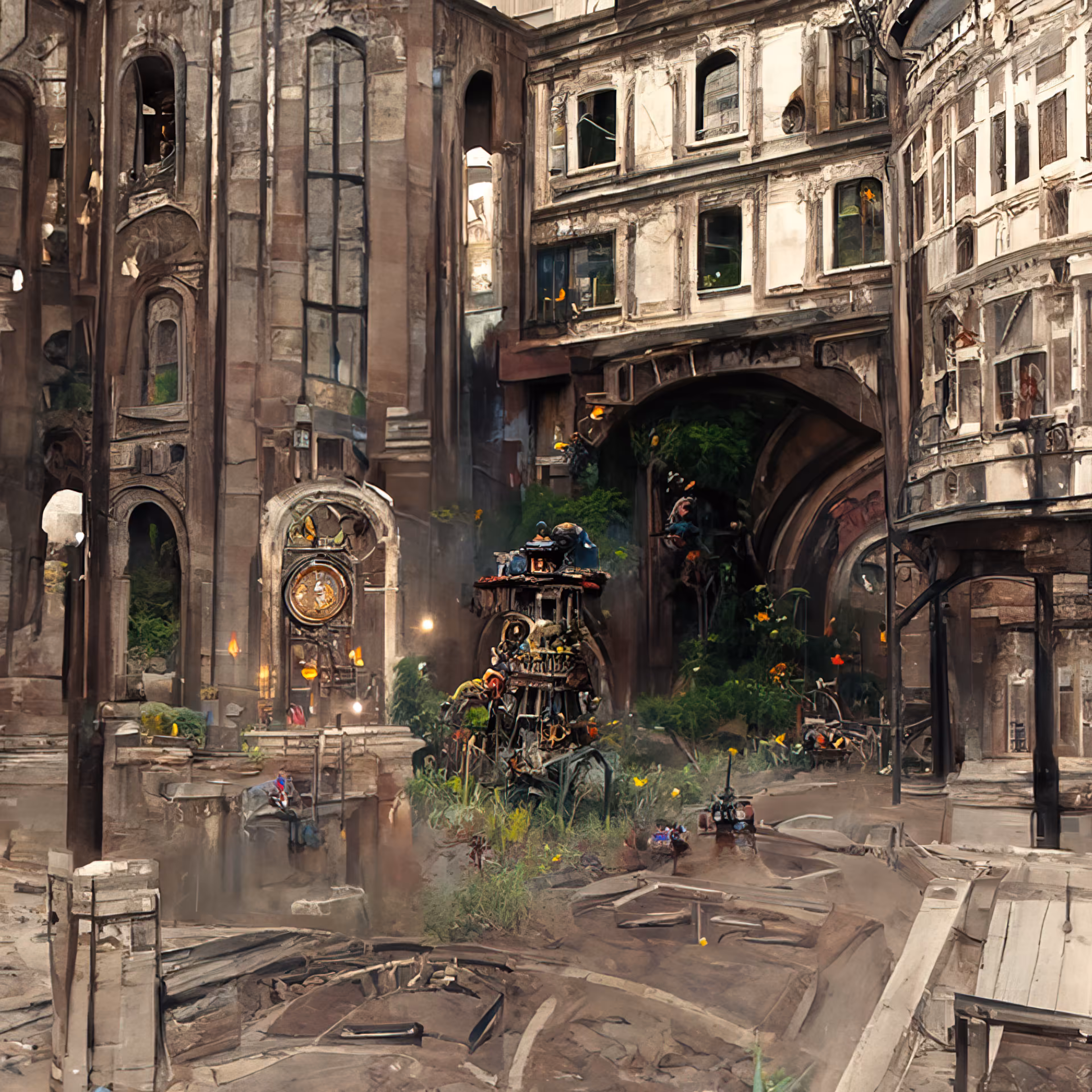SteamPunk cityScape #023