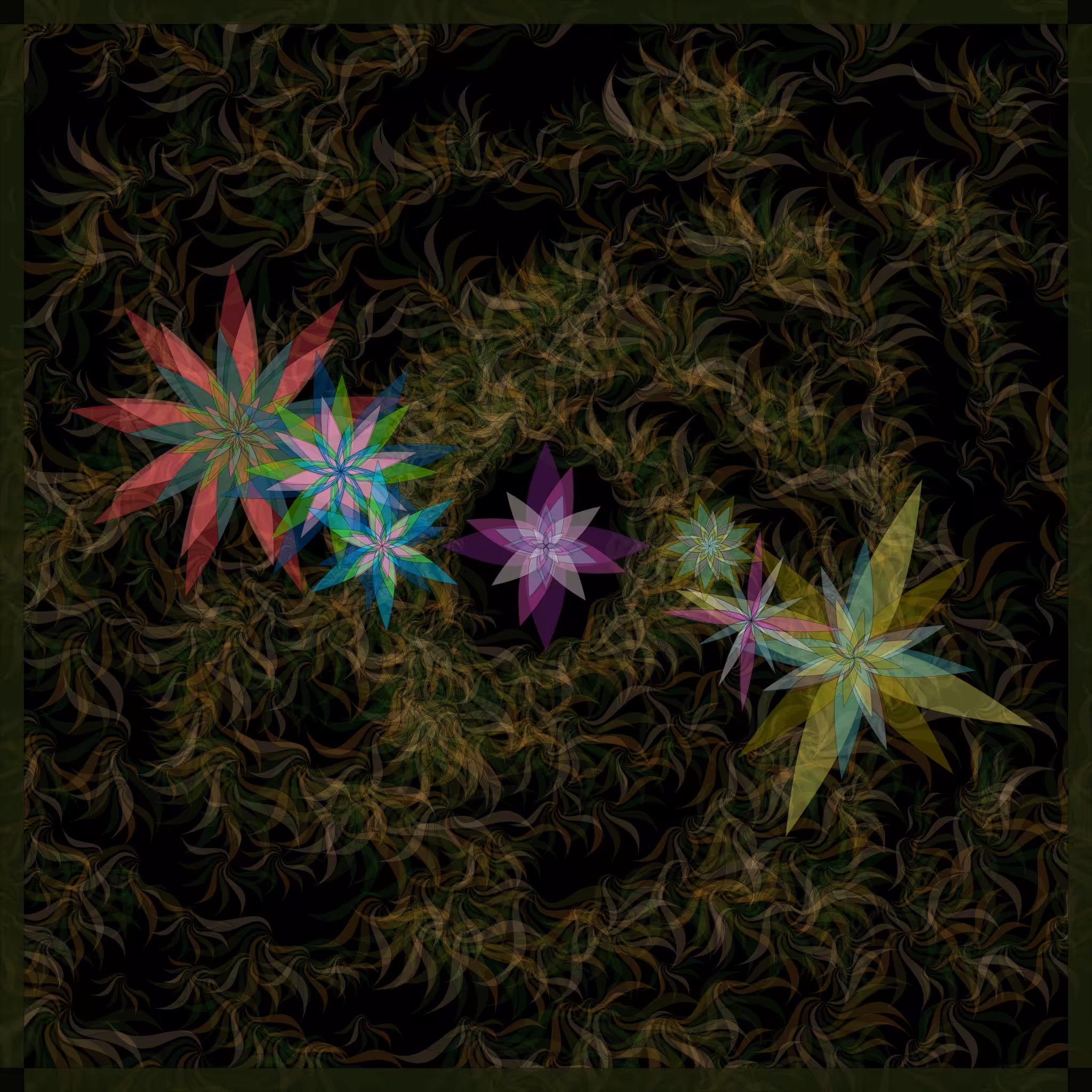 Bezier Garden #129