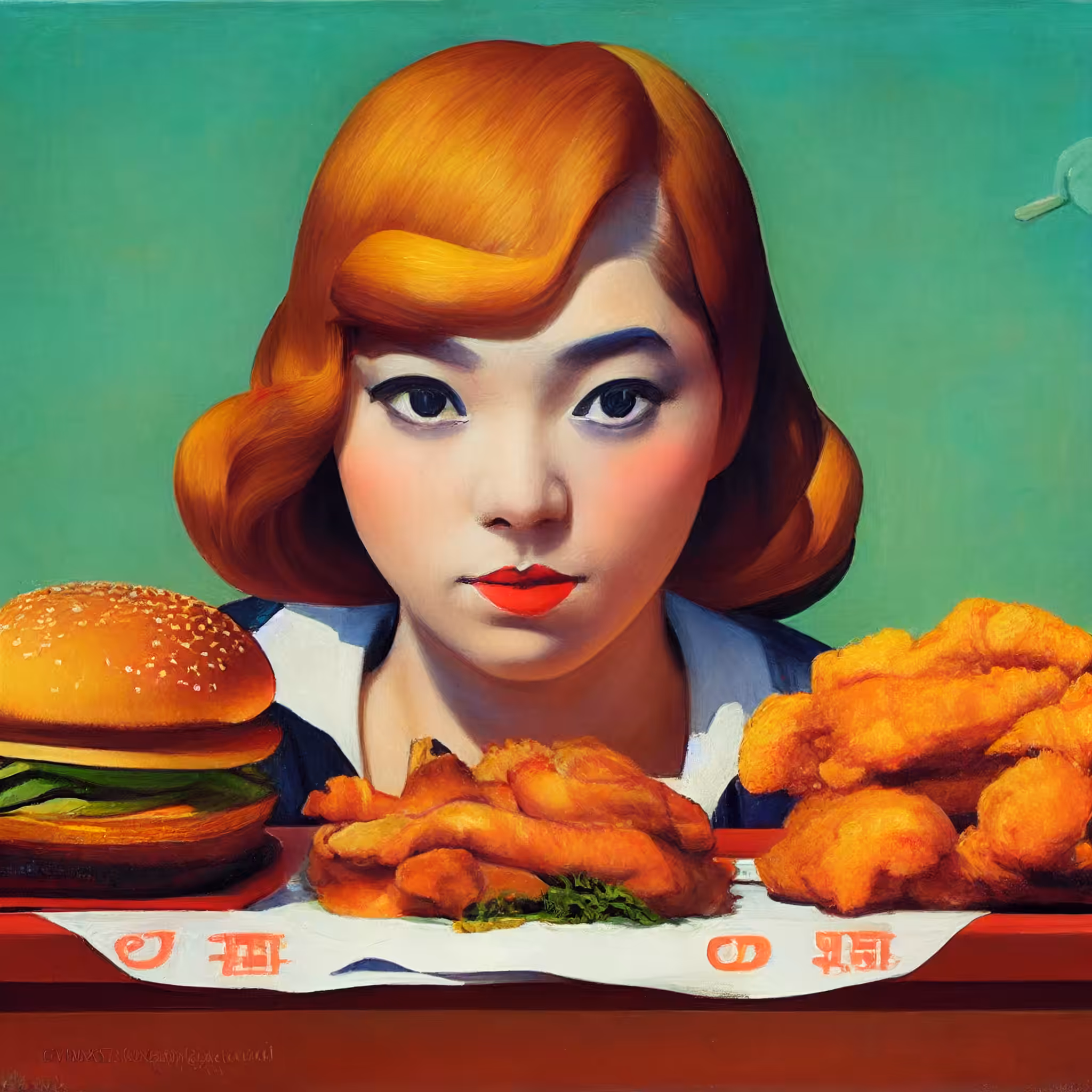 NFT Poet: Burger or Fried Chicken