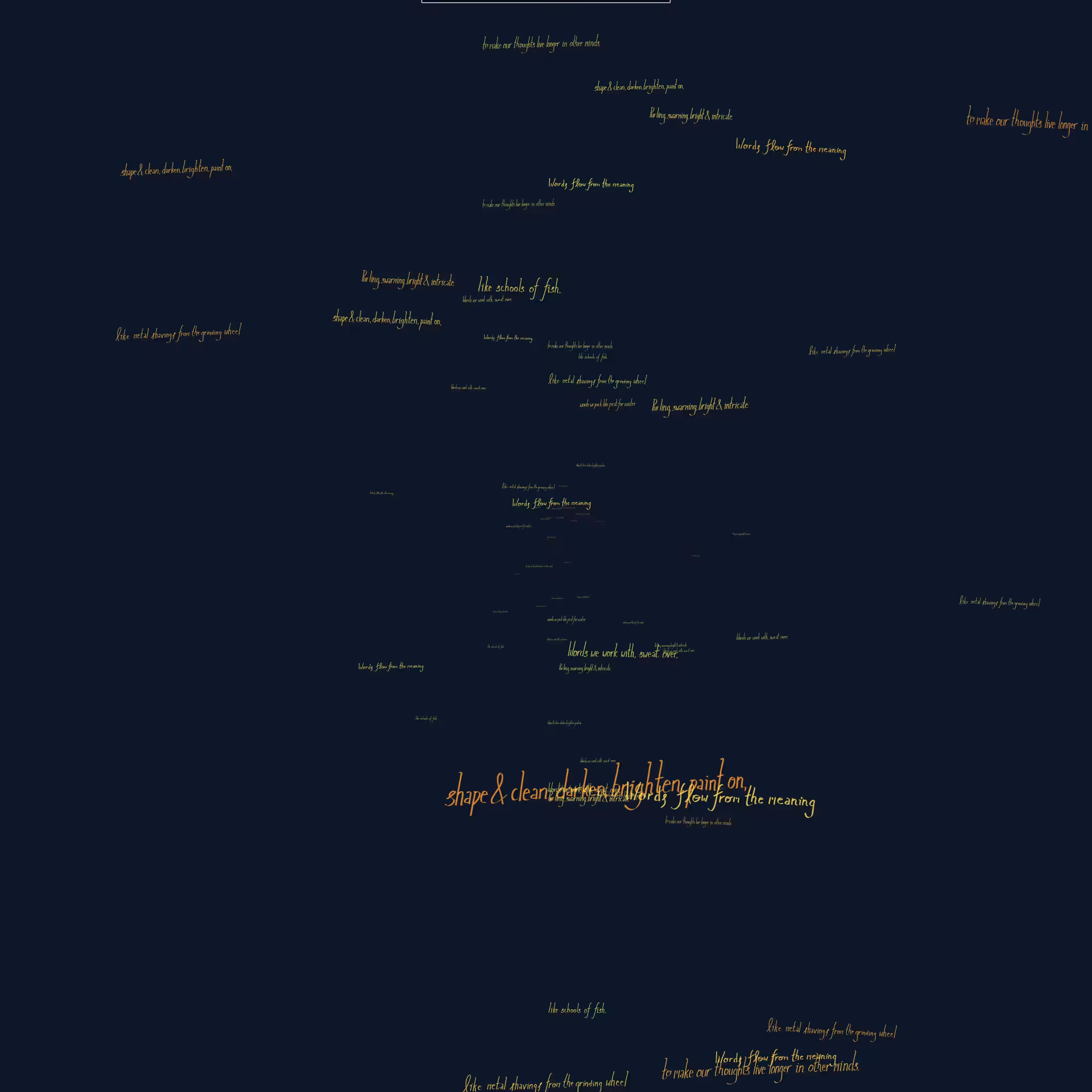 Wordflow #71