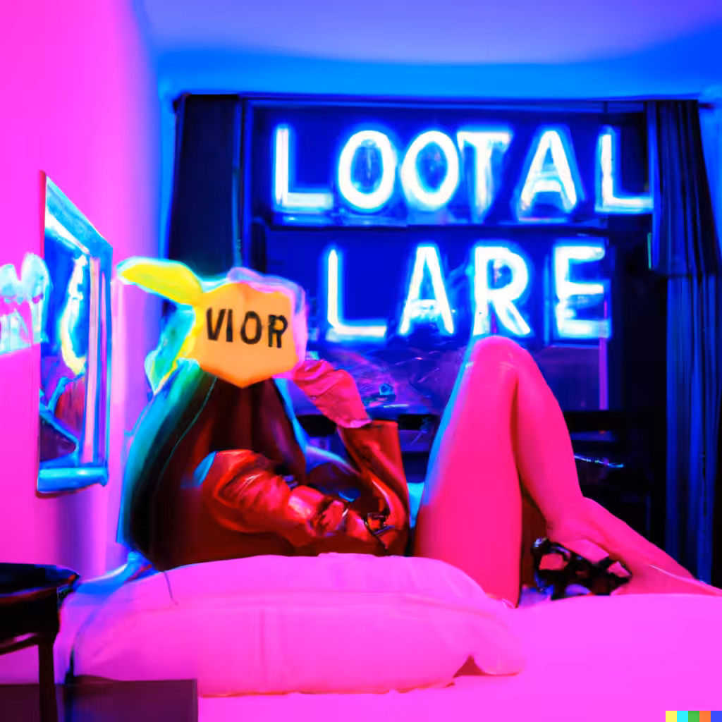 MISS AL SIMPSON X DALL-E 2 - LOST MOTEL 46