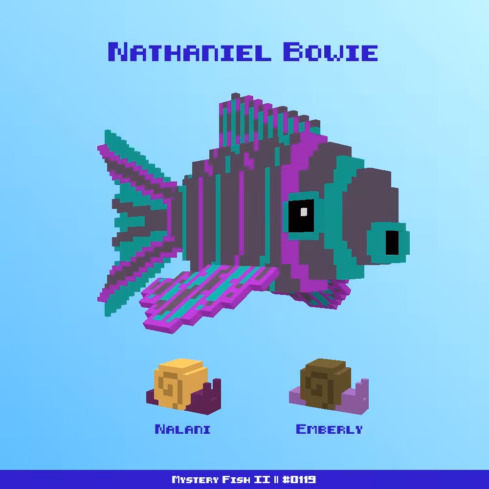 Nathaniel Bowie :: Mystery Fish 0119/1000