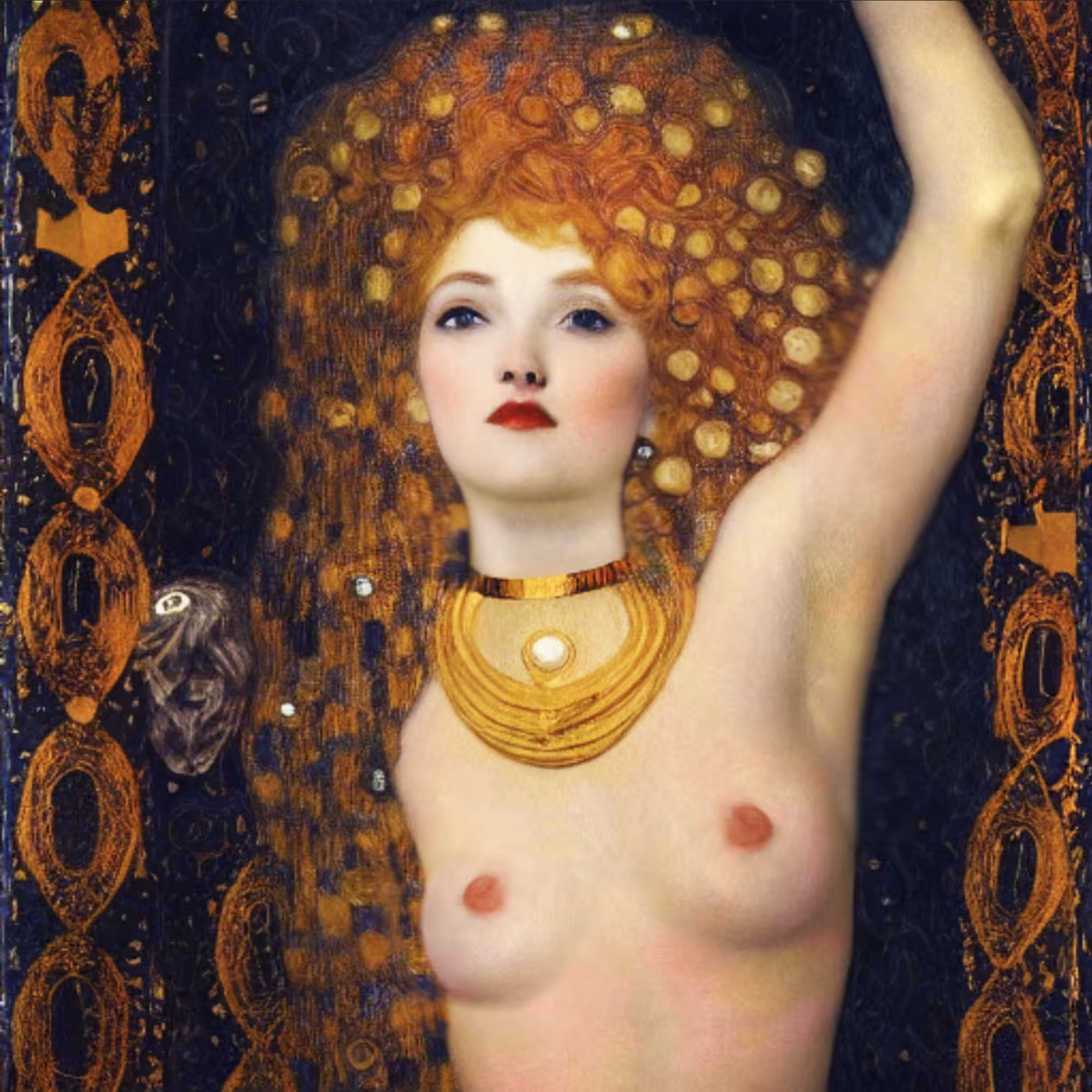 Ladies in gold: 54