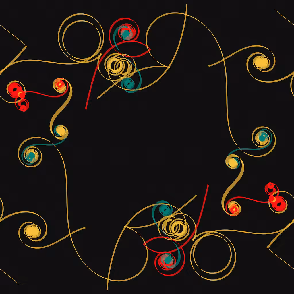 Squiggly lines curated version #1