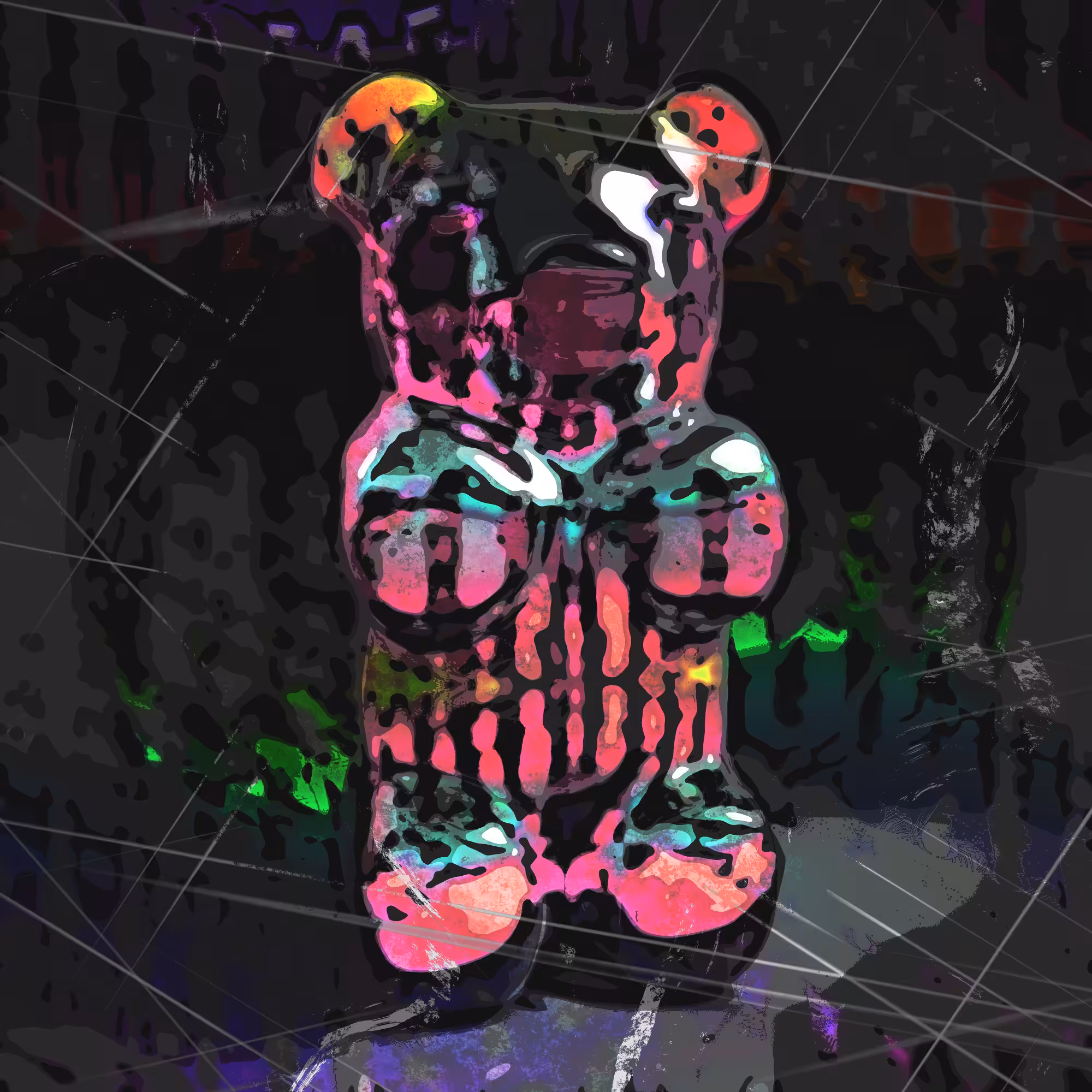 LSD Gummy Bear PFP HEN Edition #08