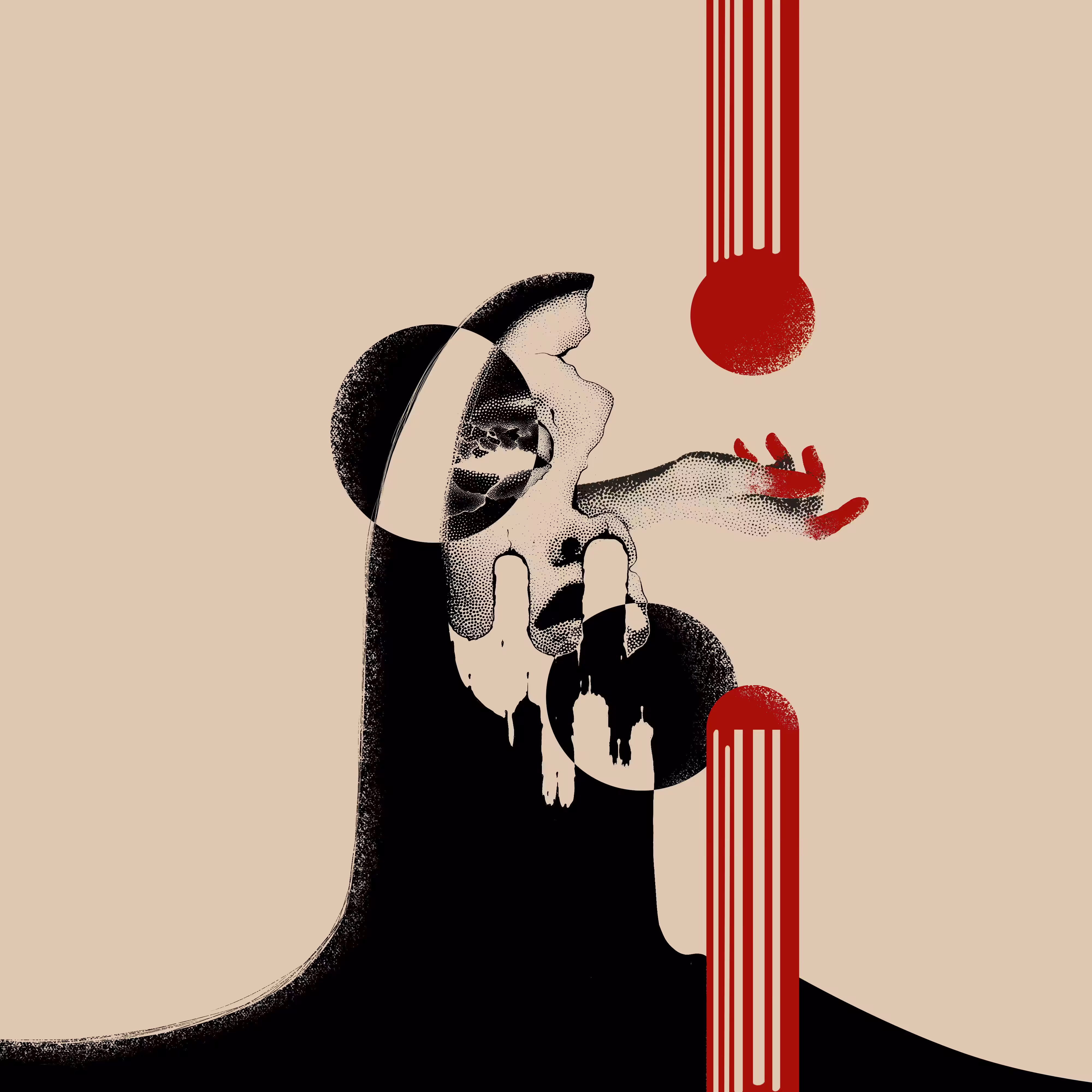 Her fingers in my blood