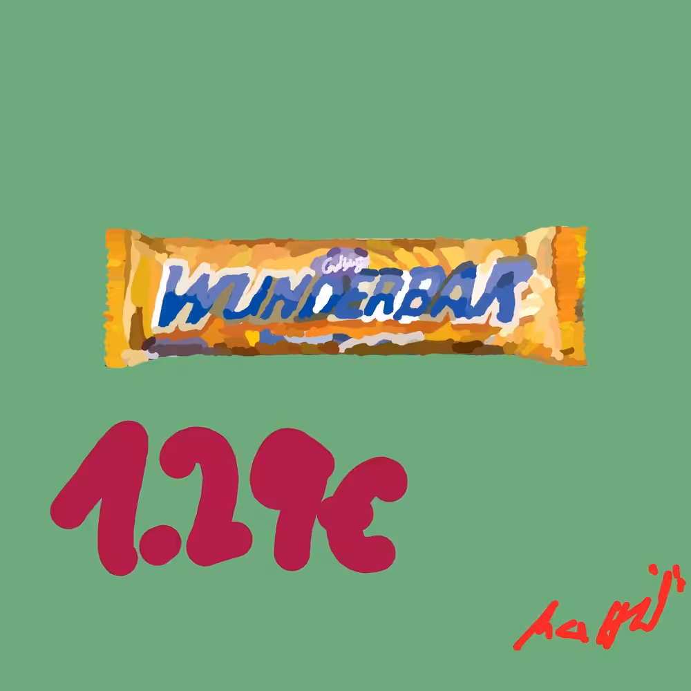 Cadbury Wunderbar Erdnuss-Karamell-Riegel, 49g