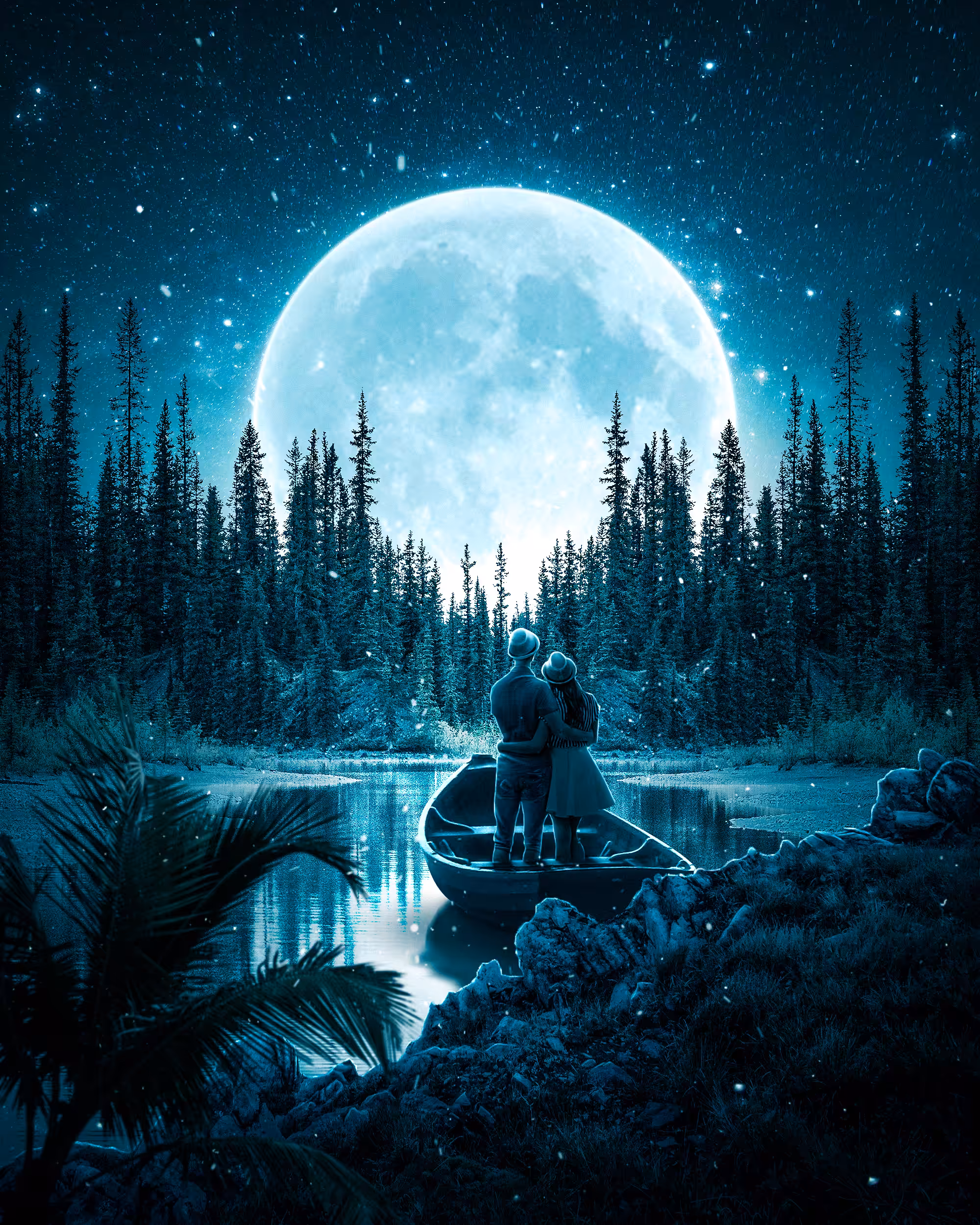 Journey toward the moon