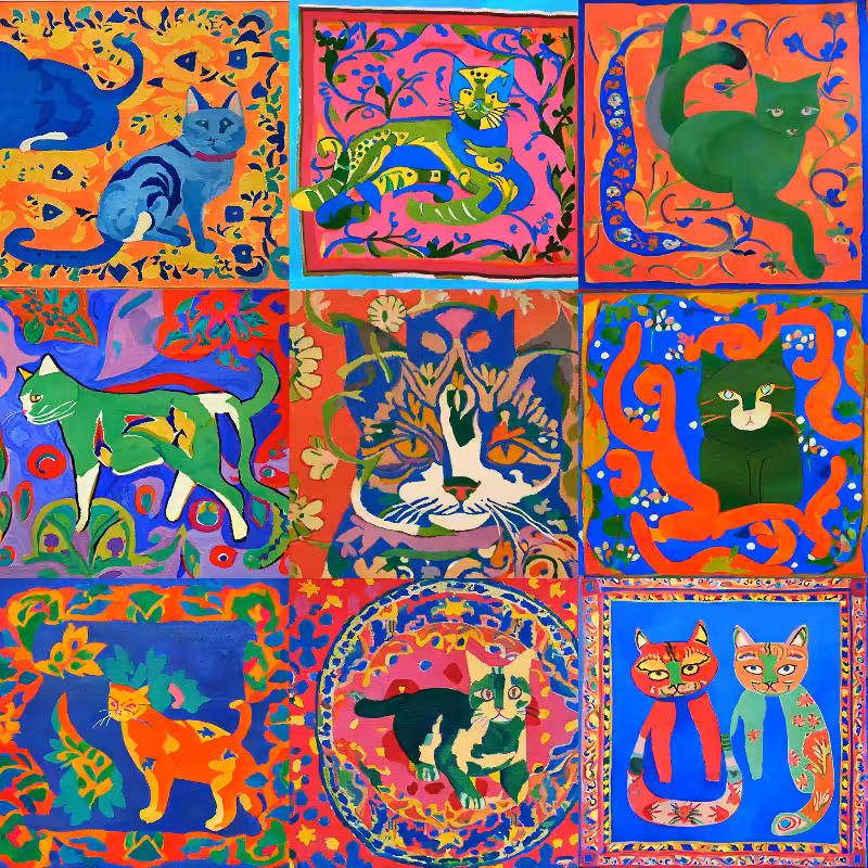 99 Patchworks of 9 Lives #22